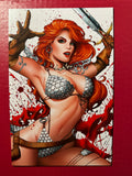 Unbreakable Red Sonja #1 (2022) Sorah Suhng NYCC Virgin Exclusive Limited to 400 by Ugly Monkey Comics