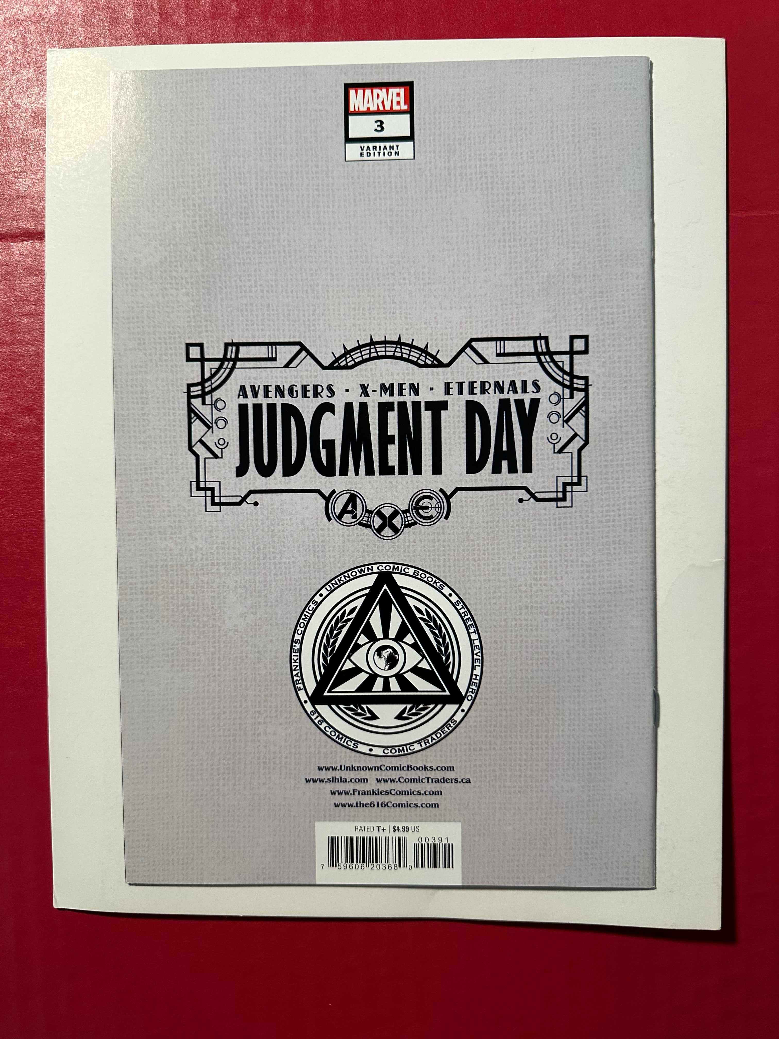 A.X.E.: Judgment Day #3 (2022) David Nakayama Virgin Variant