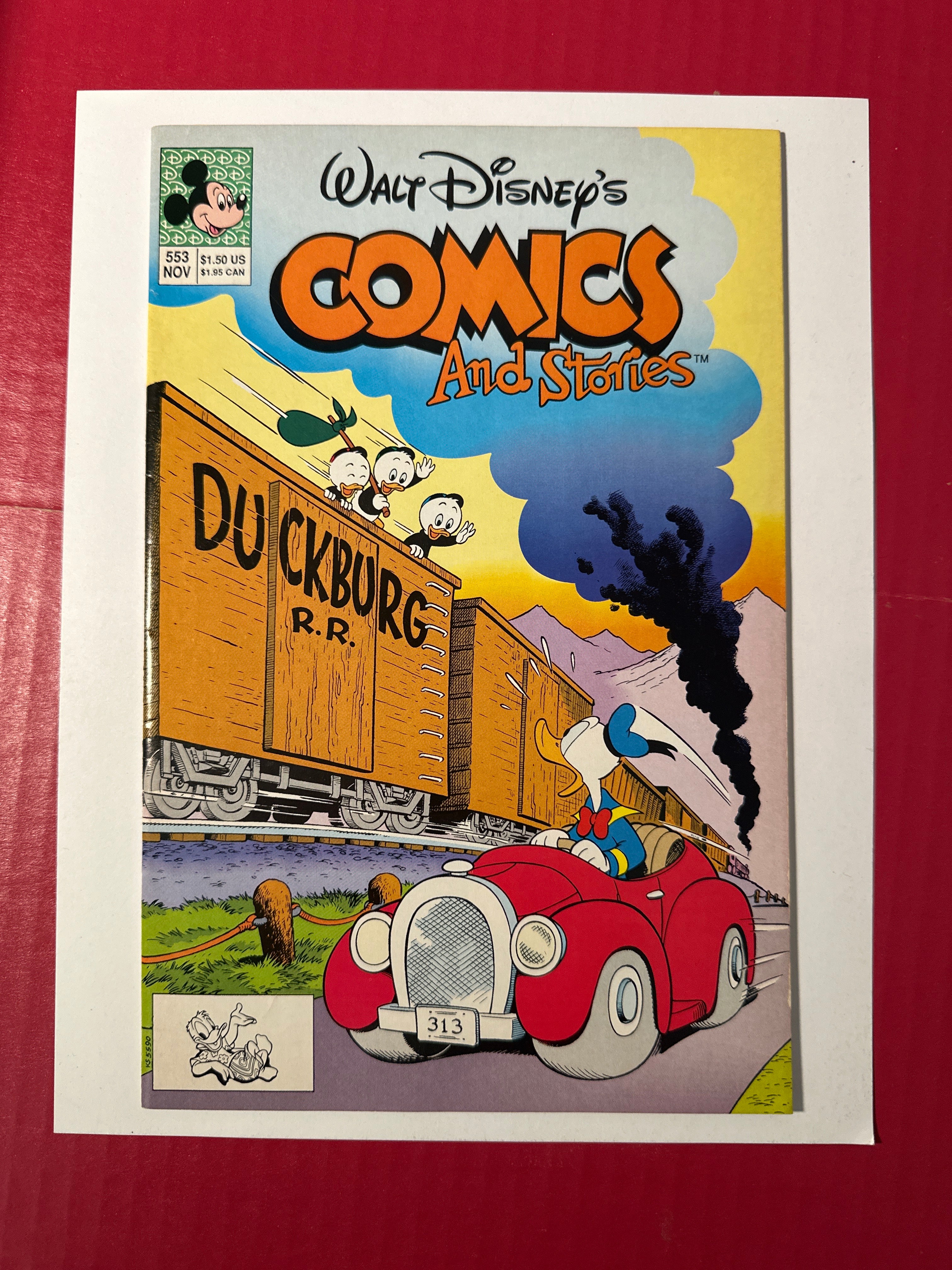 Walt Disney's Comics and Stories #553 (Western Publishing Co. 1990) by Ugly Monkey Comics
