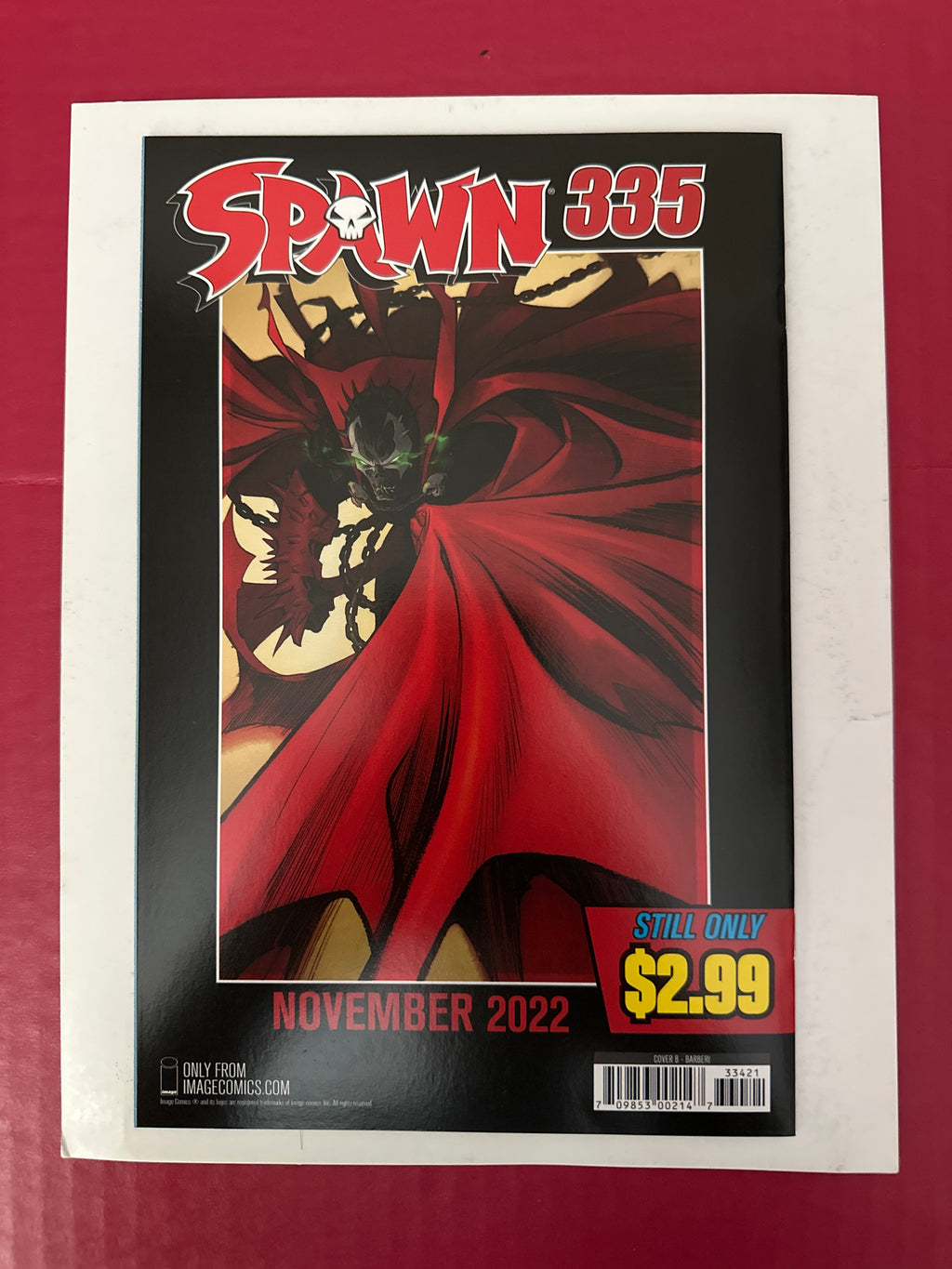 Spawn #334B (2022) by Ugly Monkey Comics