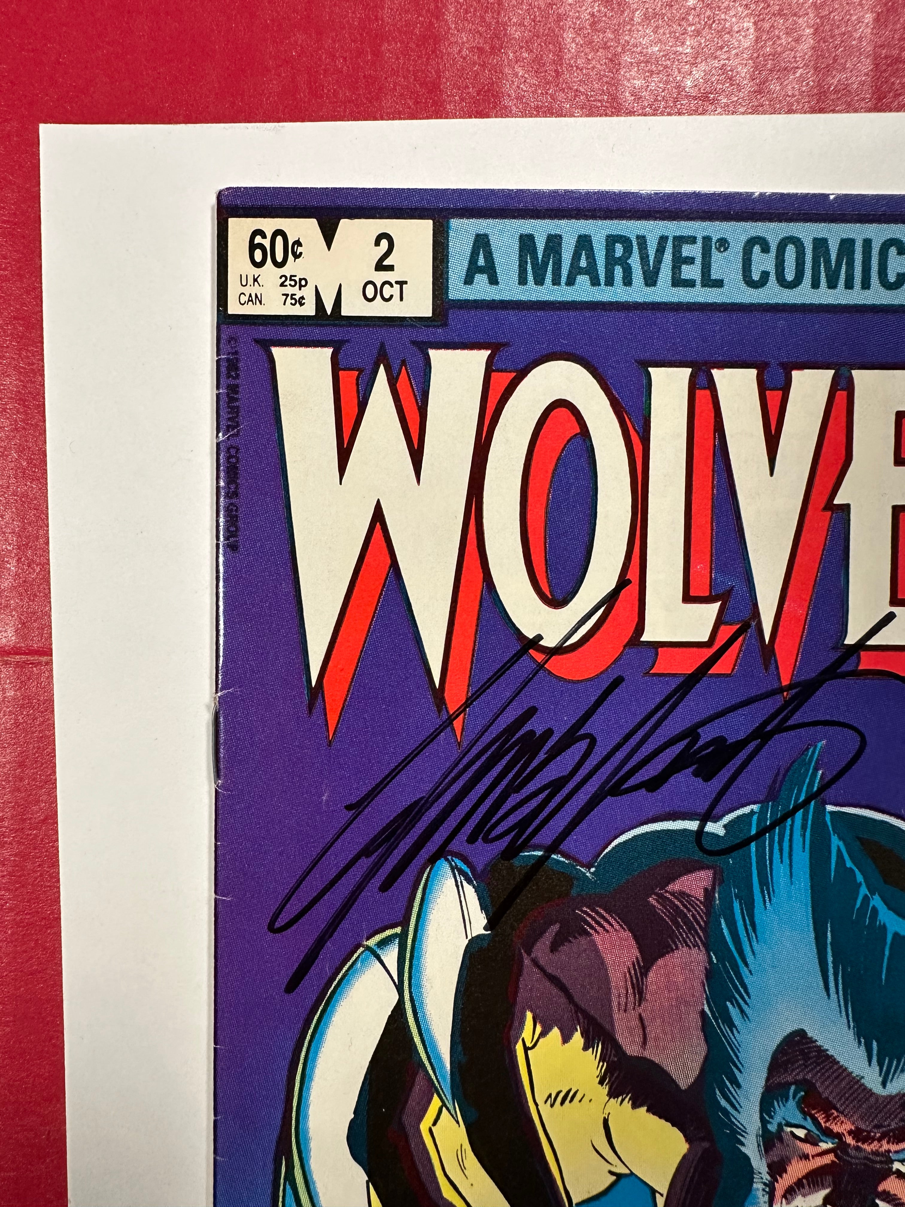 Wolverine, Vol. 1 #2 (Marvel 1982) Signed by Chris Claremont 1st full app. Yukio by Ugly Monkey Comics
