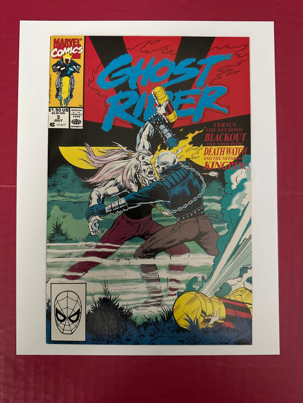 Ghost Rider, Vol. 2 (1990-1998) #3A (Marvel Comics 1990) by Ugly Monkey Comics