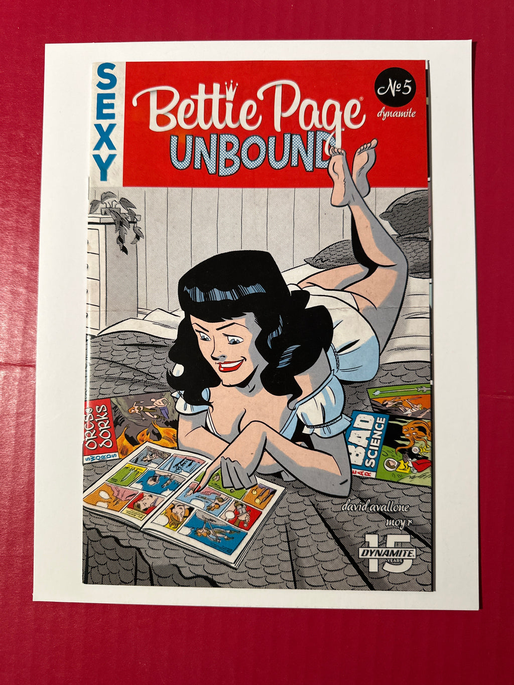 Bettie Page: Unbound #5B (Dynamite Entertainment 2019) by Ugly Monkey Comics