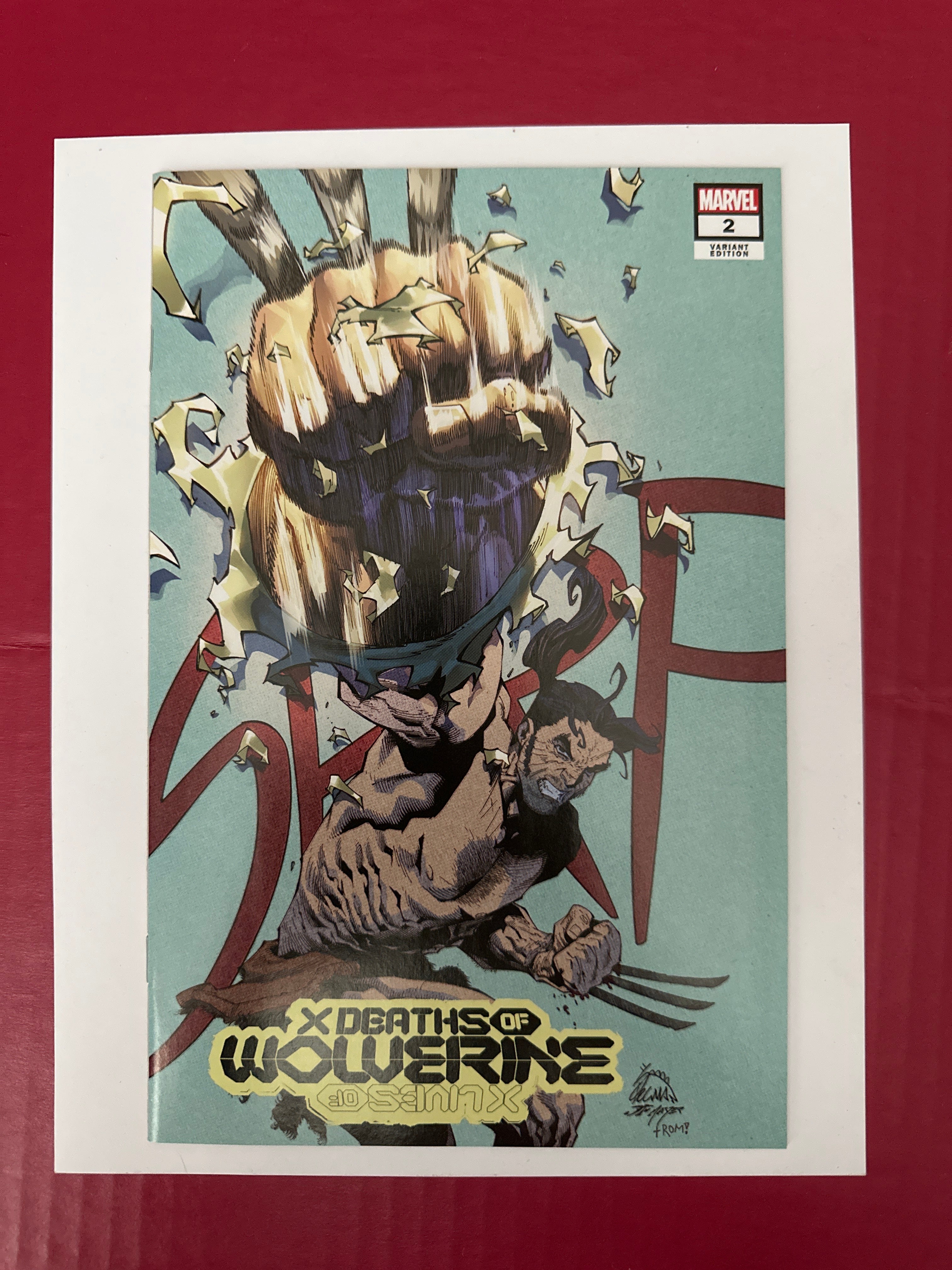 X Deaths of Wolverine #2 (Marvel Comics 2022) Exclusive Ryan Stegman Trade Dress Variant by Ugly Monkey Comics