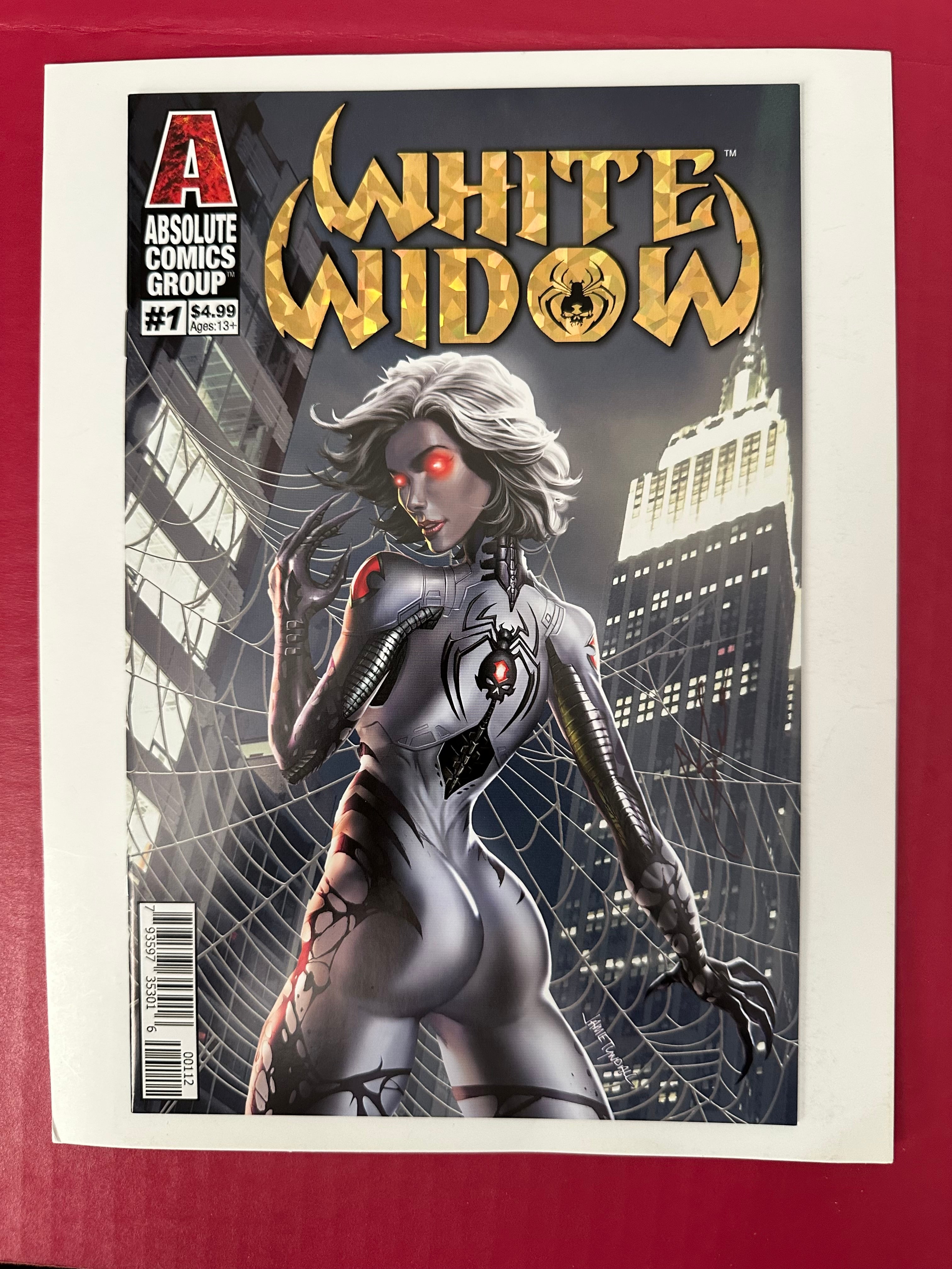 White Widow #1 (2019) Key Jamie Tyndall 2nd Ptg by Ugly Monkey Comics