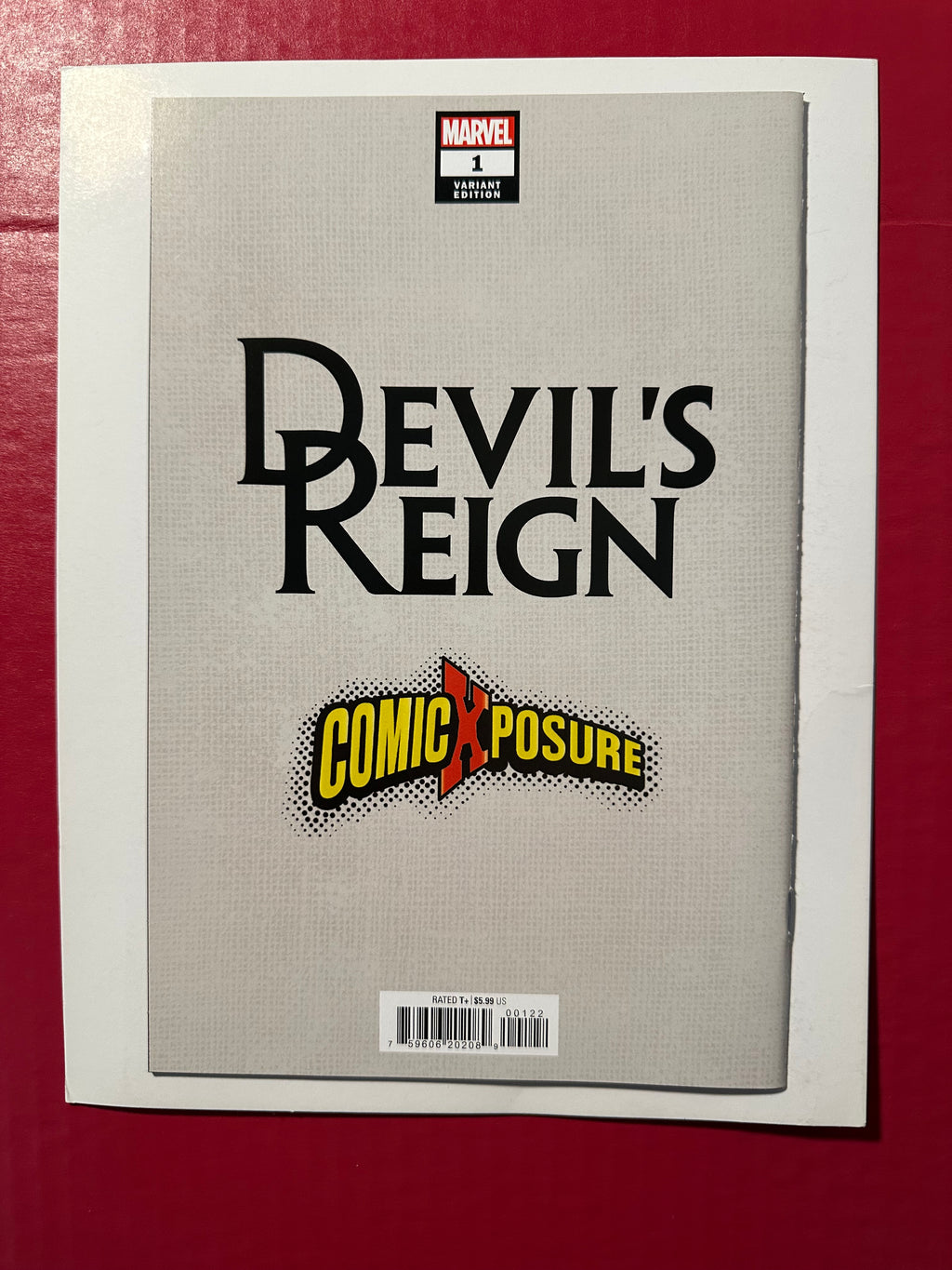 Devil's Reign, Vol. 1 #1 (2022) Key Gerald Parel Virgin ComicXposure Exclusive