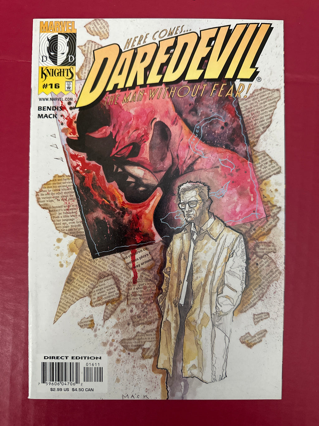 Daredevil, Vol. 2 #16A (2001 Marvel Comics) by Ugly Monkey Comics