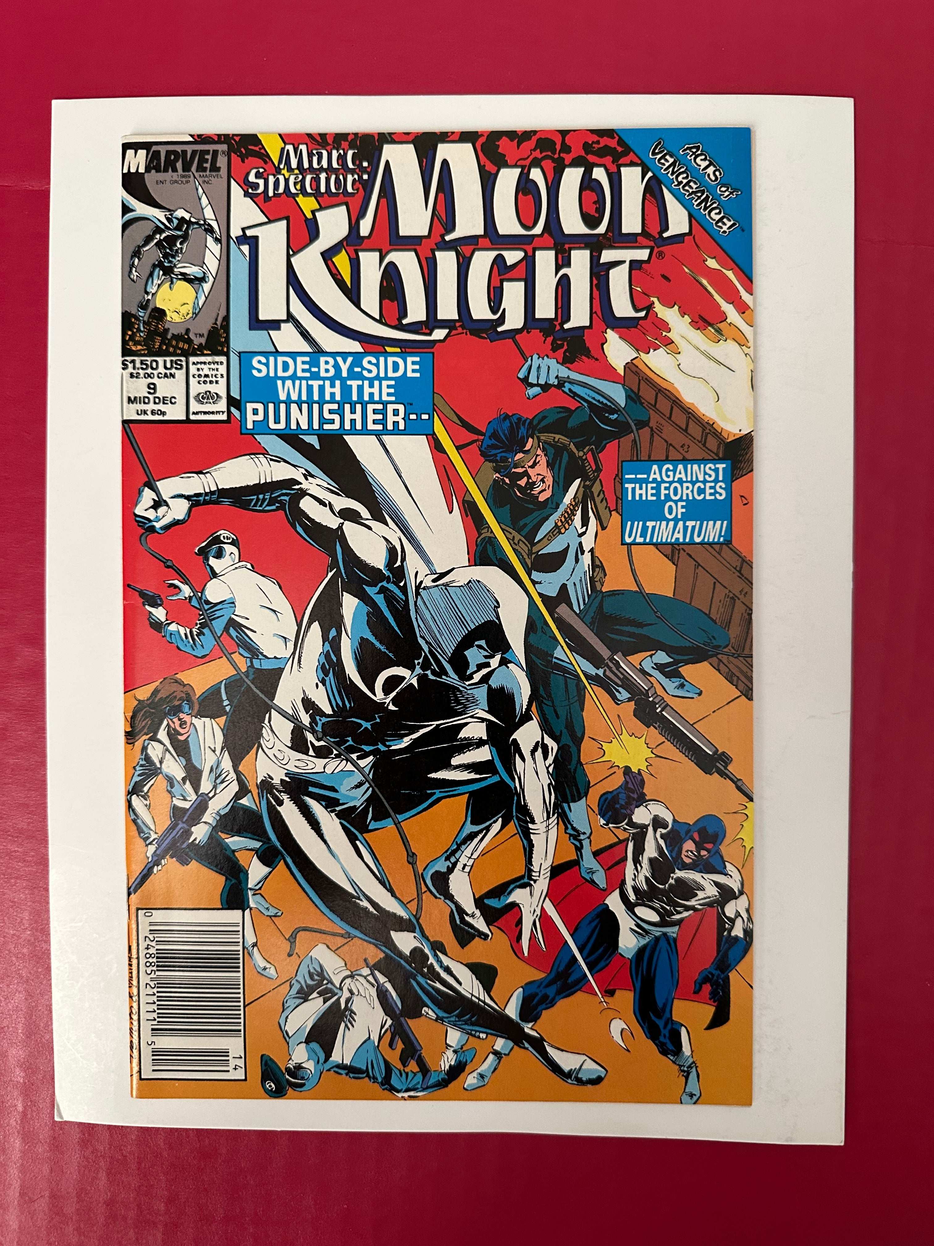 Marc Spector: Moon Knight #9 (1989) Newsstand