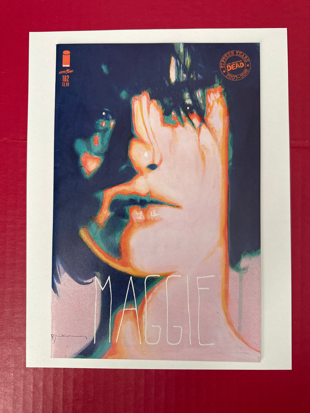 The Walking Dead #182 (Image Comics 2018) Bill Sienkiewicz "Maggie" Variant by Ugly Monkey Comics