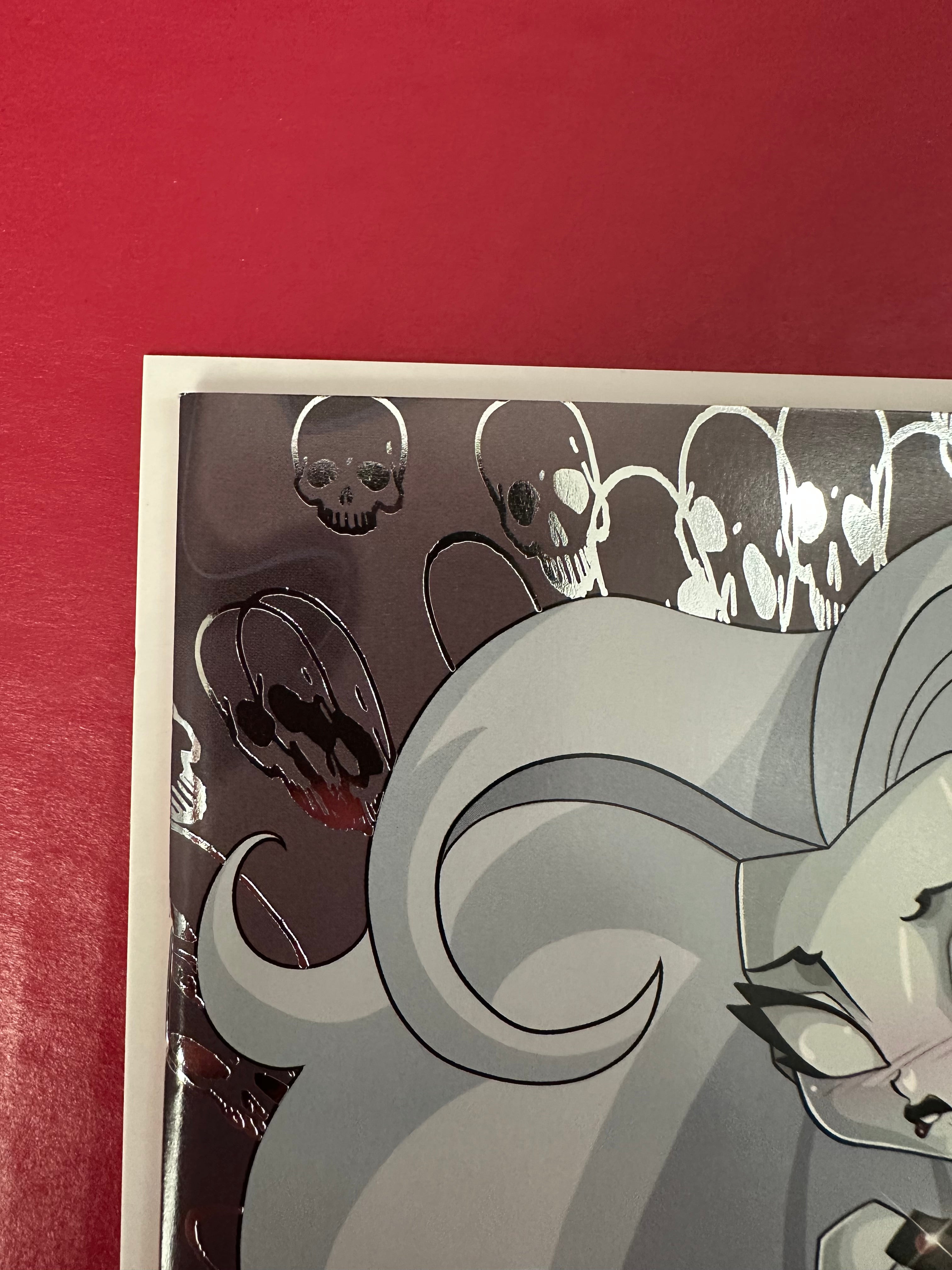 Lady Death: Malevolent Decimation #2 (2021) Dan Mendoza Premium Foil Variant Signed by Dan Mendoza