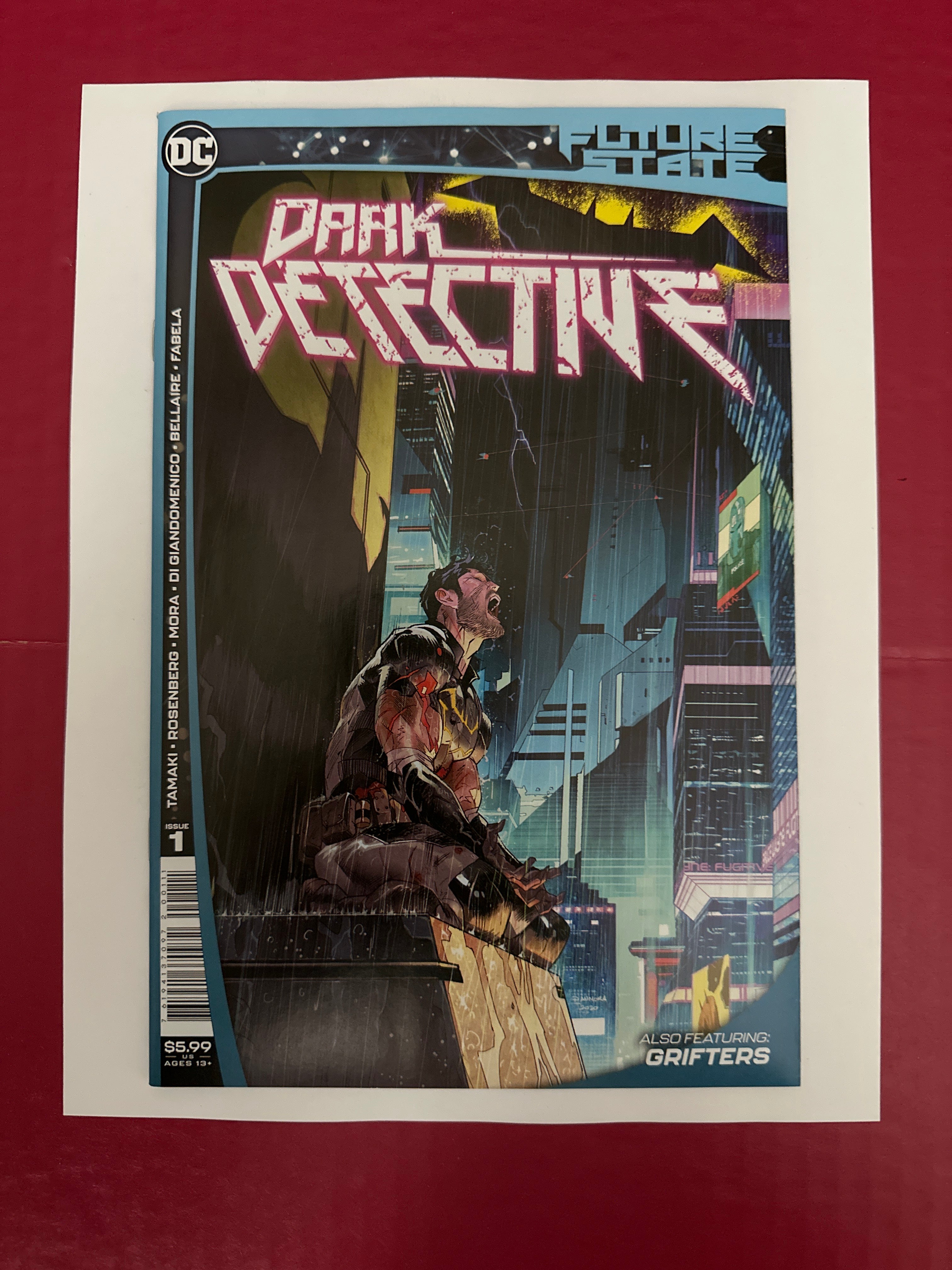 Future State: Dark Detective #1A (DC Comics 2021) 1st app. of Peacekeeper-01 by Ugly Monkey Comics