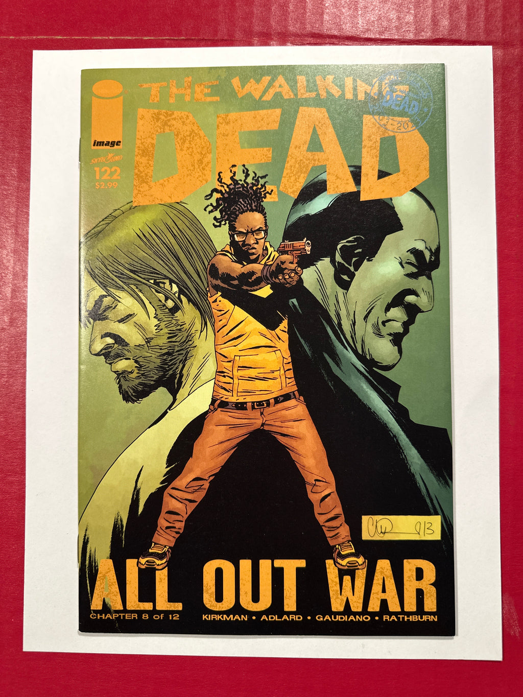 The Walking Dead #122 (Image Comics 2014) Charlie Adlard & Dave Stewart Cover by Ugly Monkey Comics