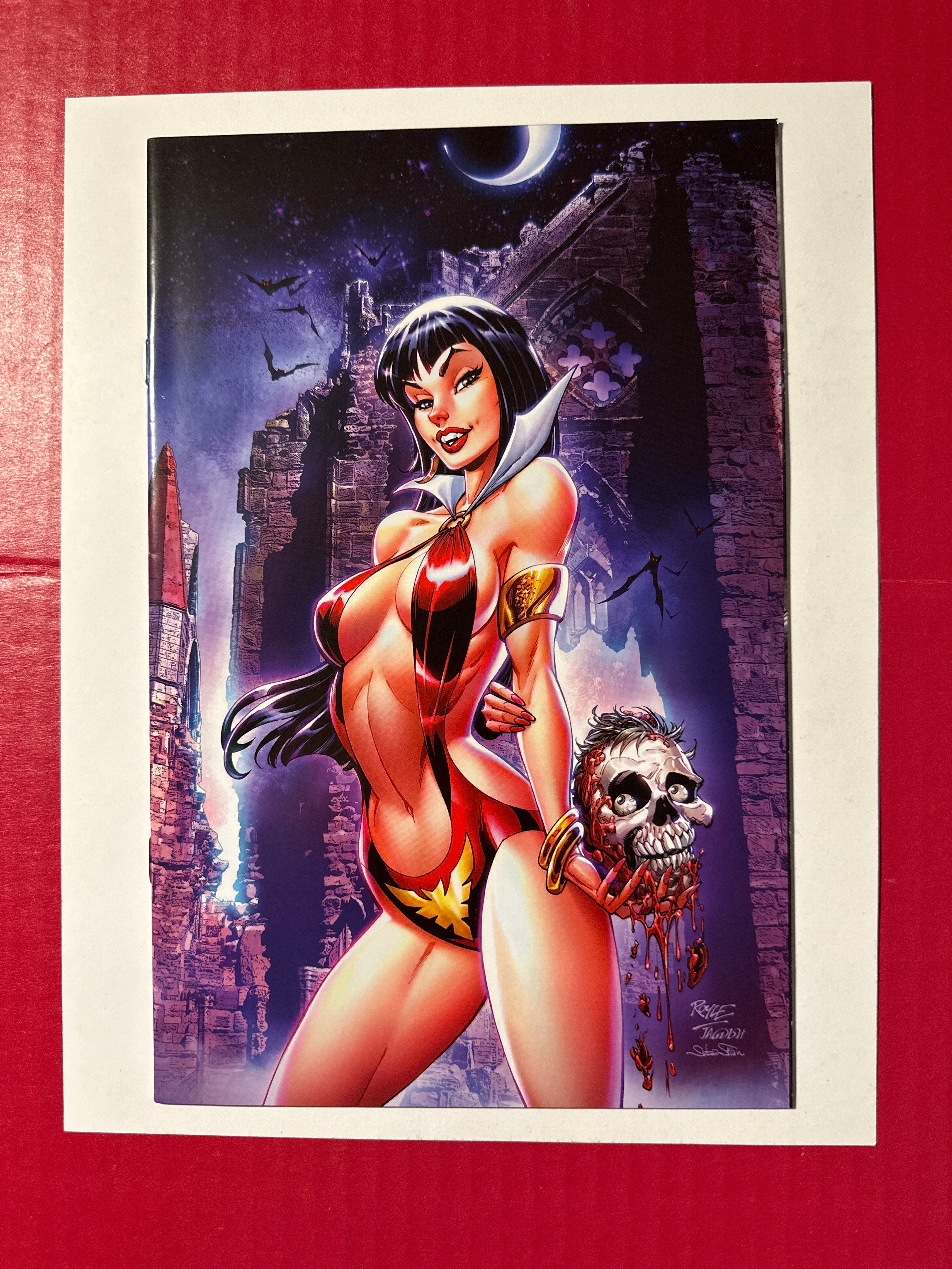 Vampirella, Vol. 6 #17T (Dynamite Entertainment 2020) Royle Virgin Ltd 500 by Ugly Monkey Comics