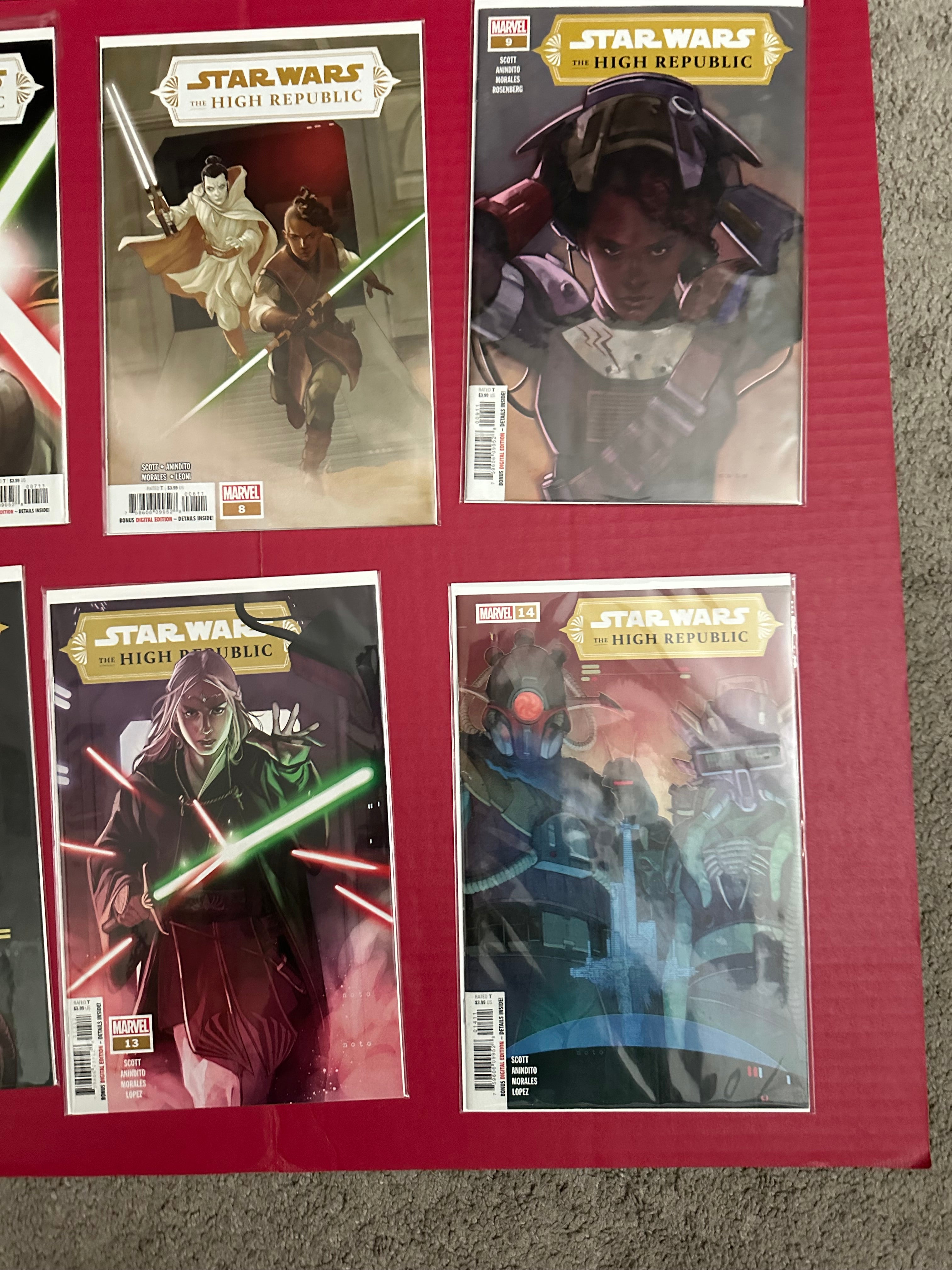 Star Wars: The High Republic Lot of 19 Comics 1 - 15 plus Variants (Marvel Comics 2021) Plenty of 1st Appearances Complete Run by Ugly Monkey Comics