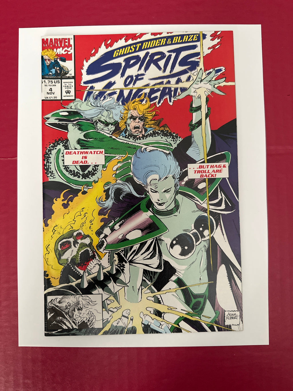 Ghost Rider / Blaze: Spirits of Vengeance #4A (Marvel Comics 1992) by Ugly Monkey Comics