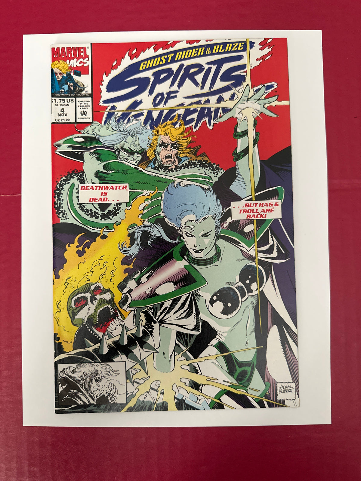 Ghost Rider / Blaze: Spirits of Vengeance #4A (Marvel Comics 1992) by Ugly Monkey Comics