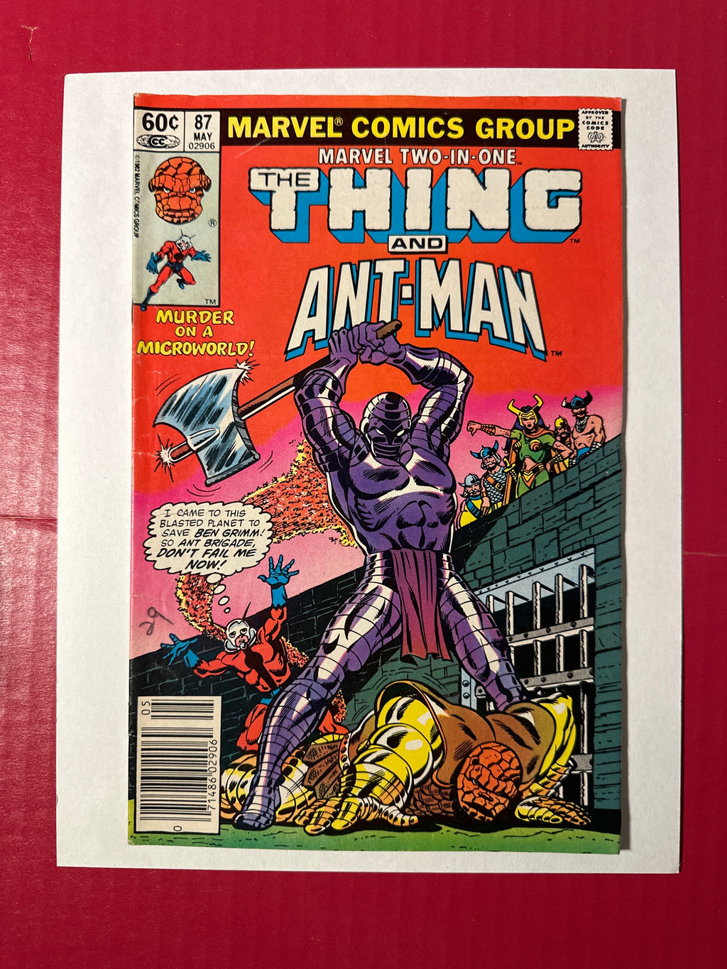 Marvel Two-in-One, Vol. 1 #87B (Marvel Comics 1982) by Ugly Monkey Comics