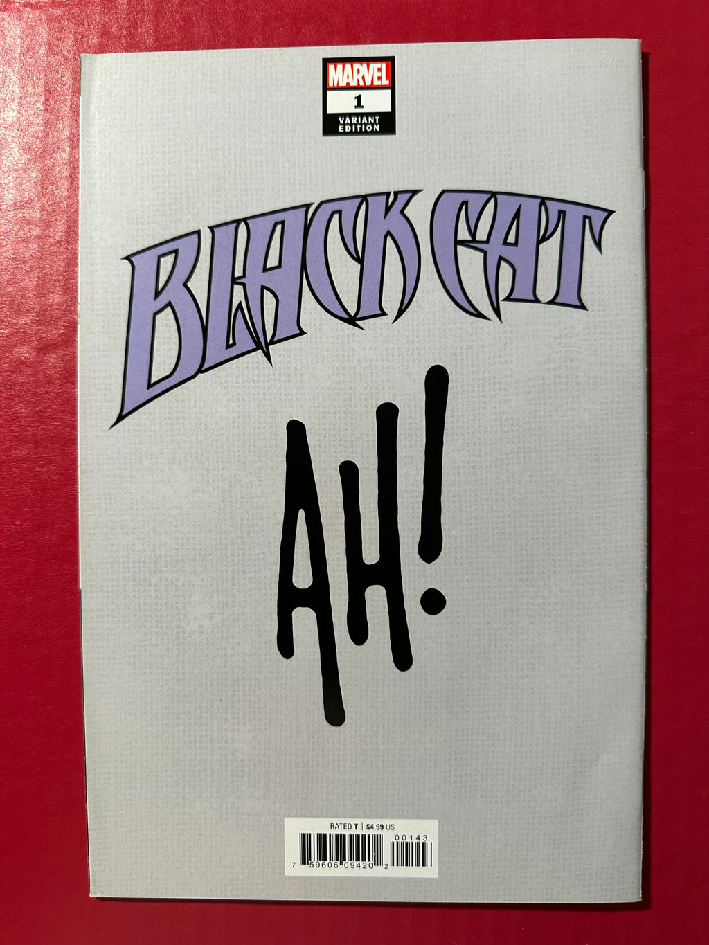 Black Cat, Vol. 1 #1 (2019) Comicsketchart Exclusive Adam Hughes Trade Dress Variant