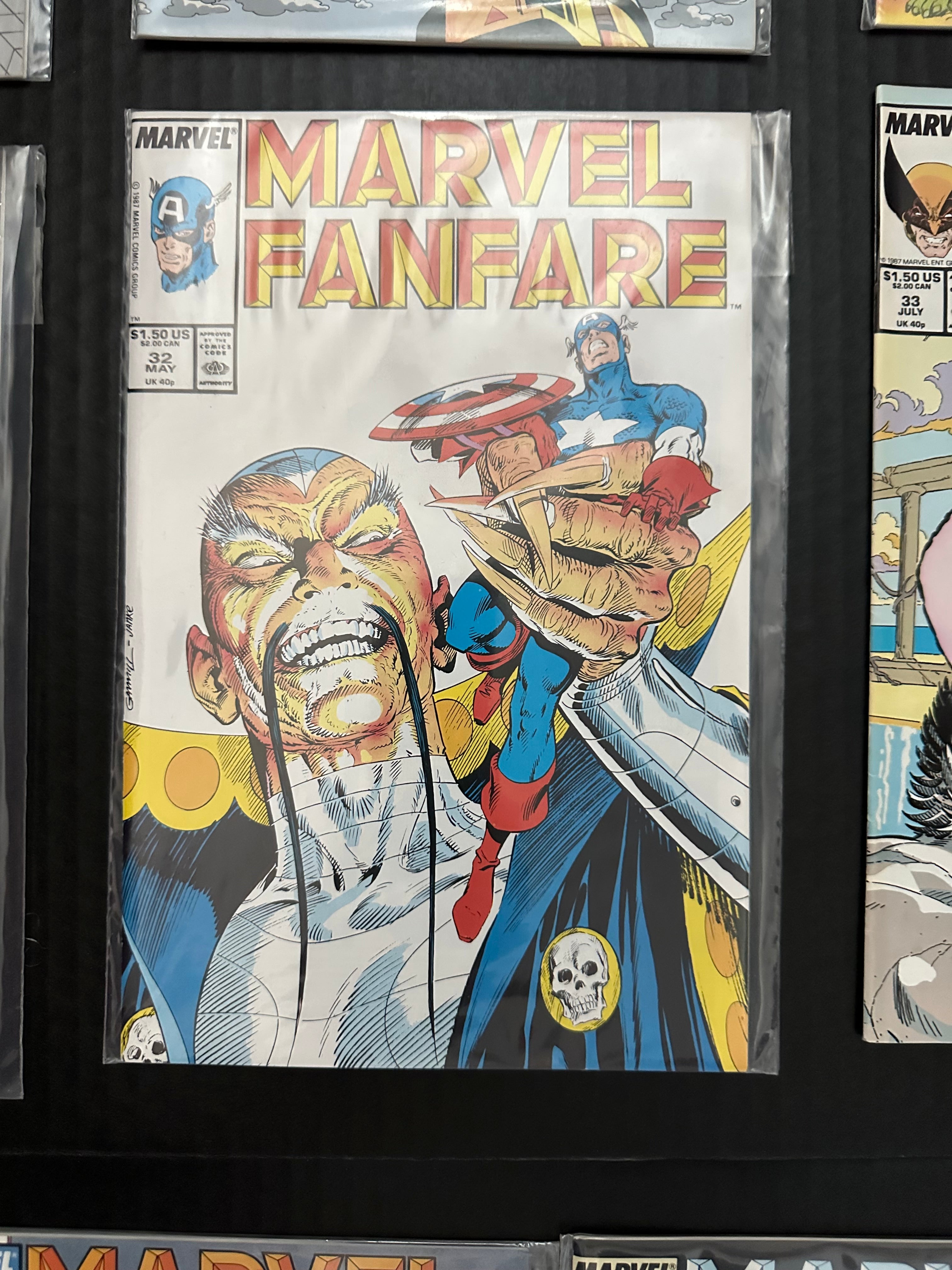 Lot of 33 Marvel Fanfare comics (1982 - 1988) 3 Key Issues by Ugly Monkey Comics