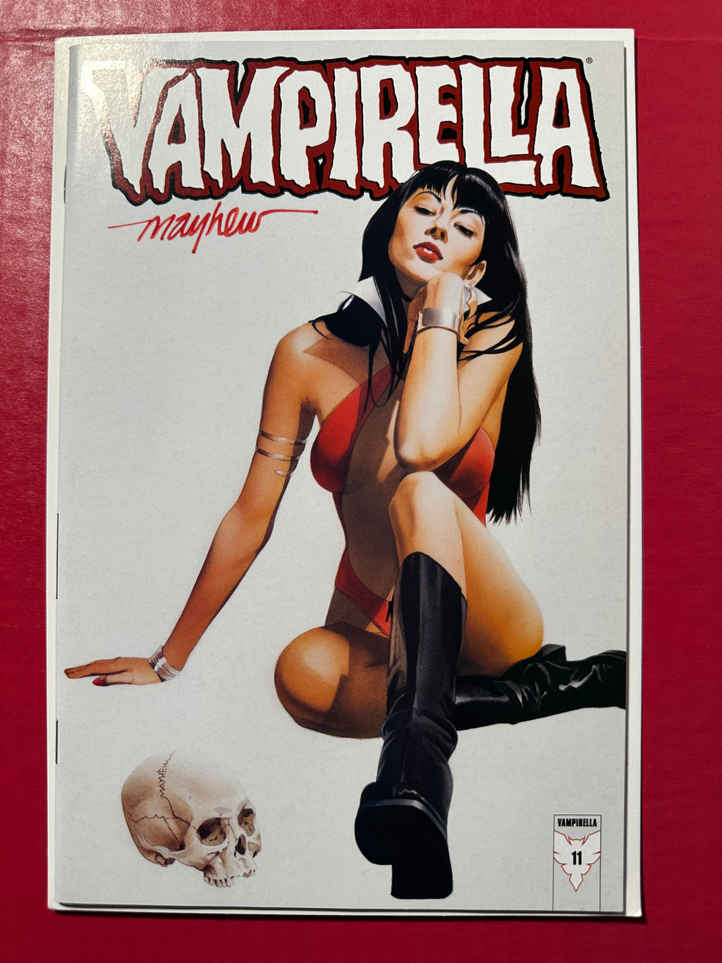 Vampirella, Vol. 3 #11 (2022) Signed by Cover Artist Mike Mayhew by Ugly Monkey Comics