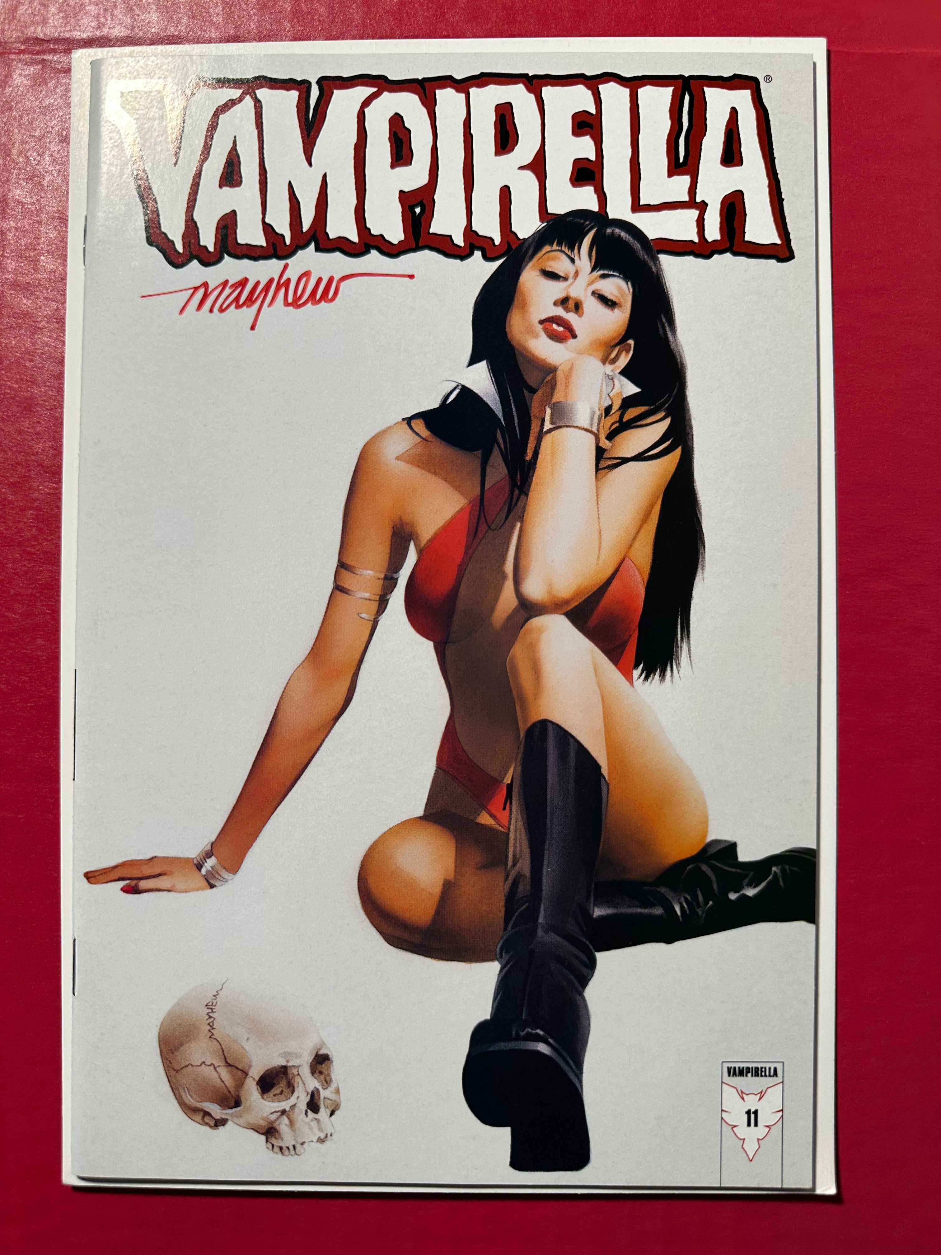 Vampirella, Vol. 3 #11 (2022) Signed by Cover Artist Mike Mayhew by Ugly Monkey Comics