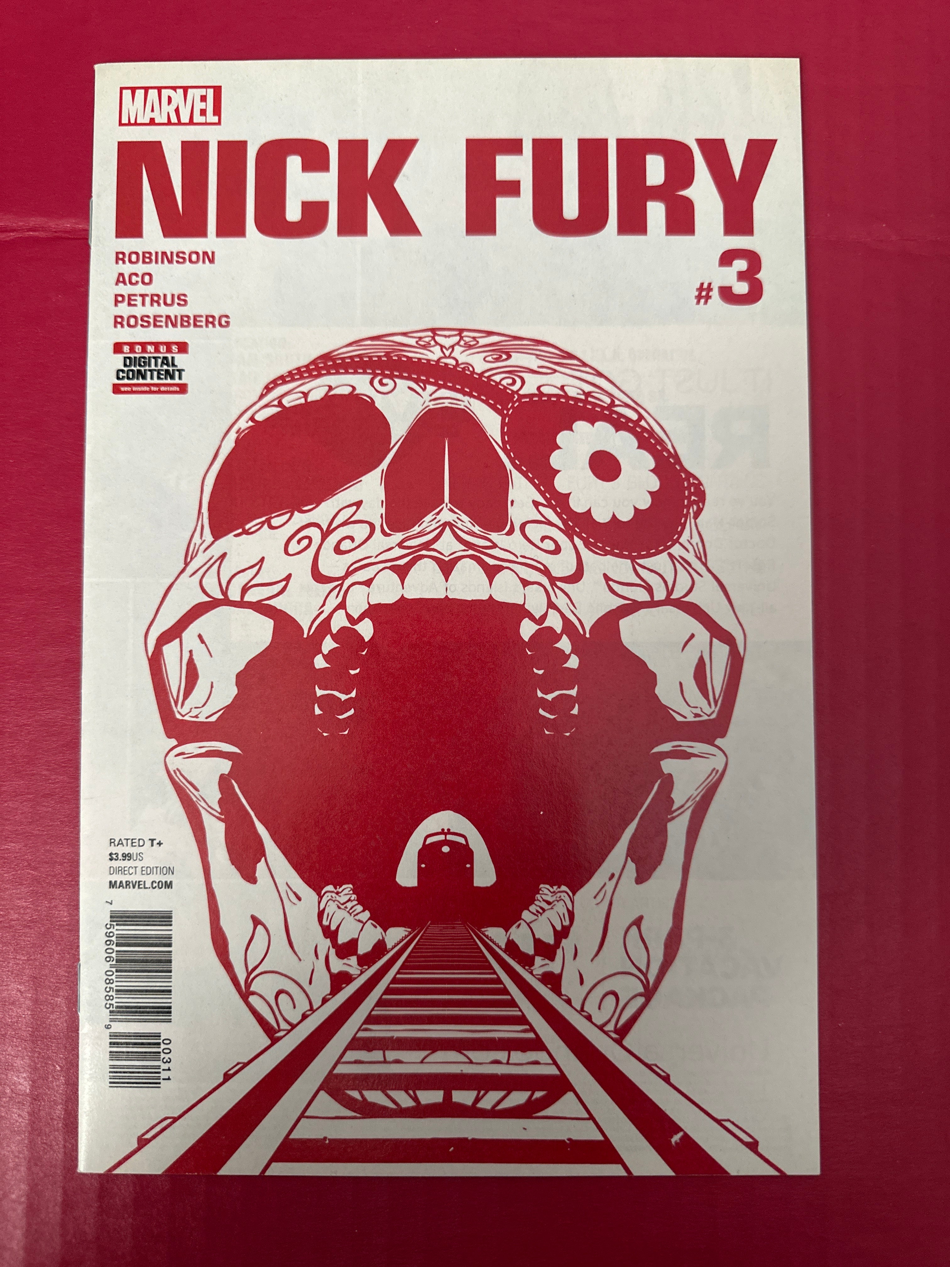 Nick Fury #3A (Marvel Comics 2017) by Ugly Monkey Comics