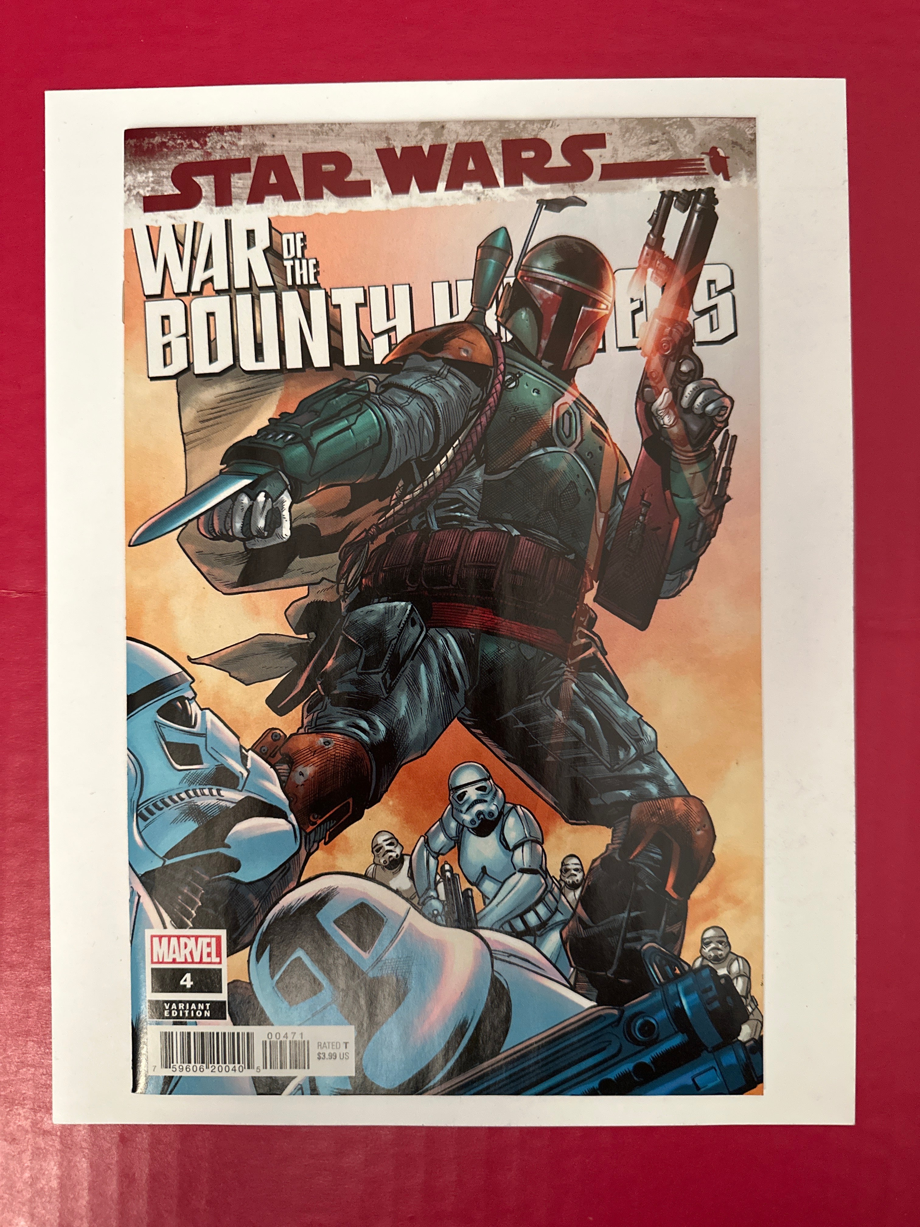 Star Wars War Of The Bounty Hunters 4E 1:50 Variant Marvel 2021 by Ugly Monkey Comics