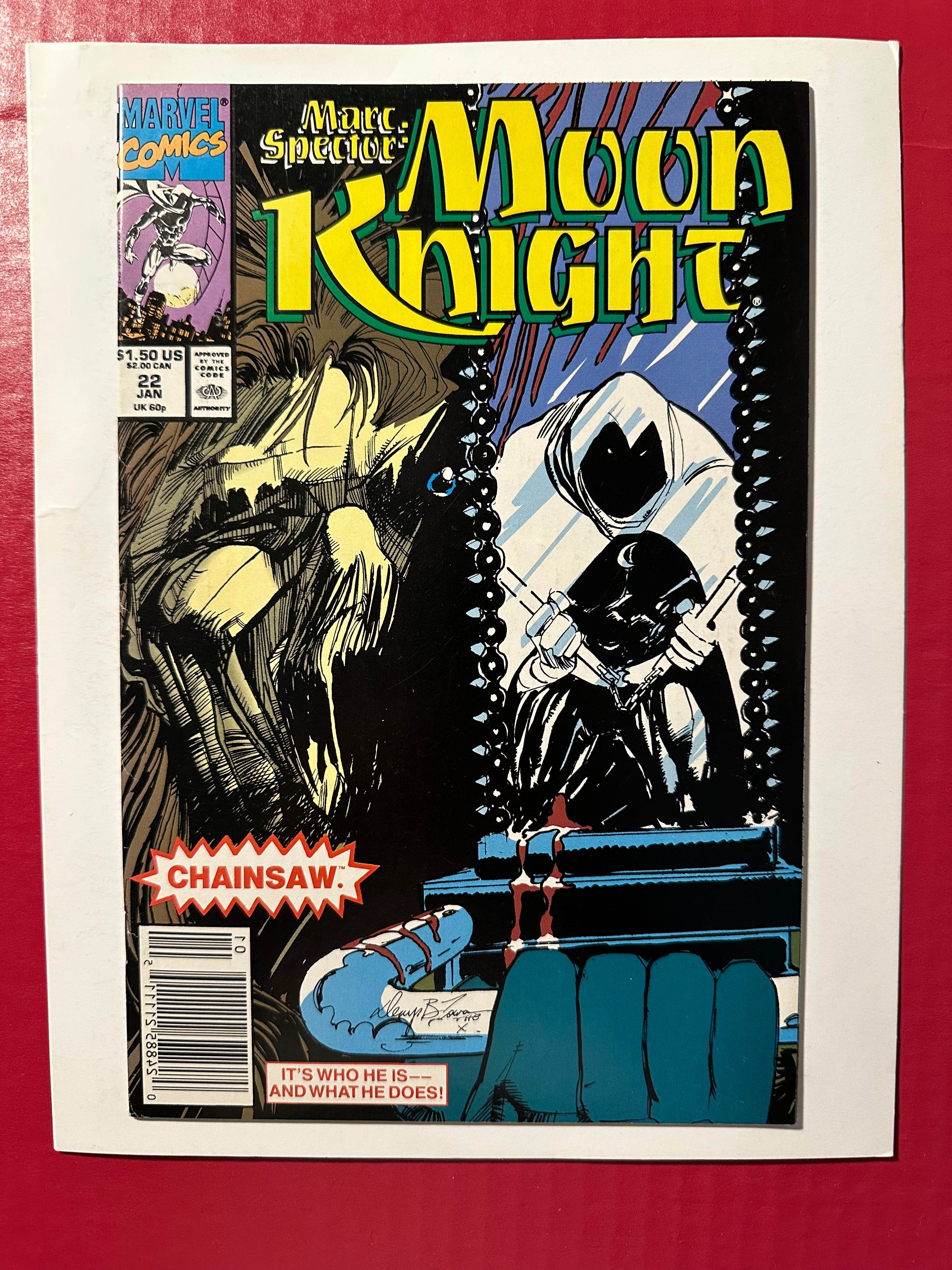 Marc Spector: Moon Knight #22 (1991) Newsstand