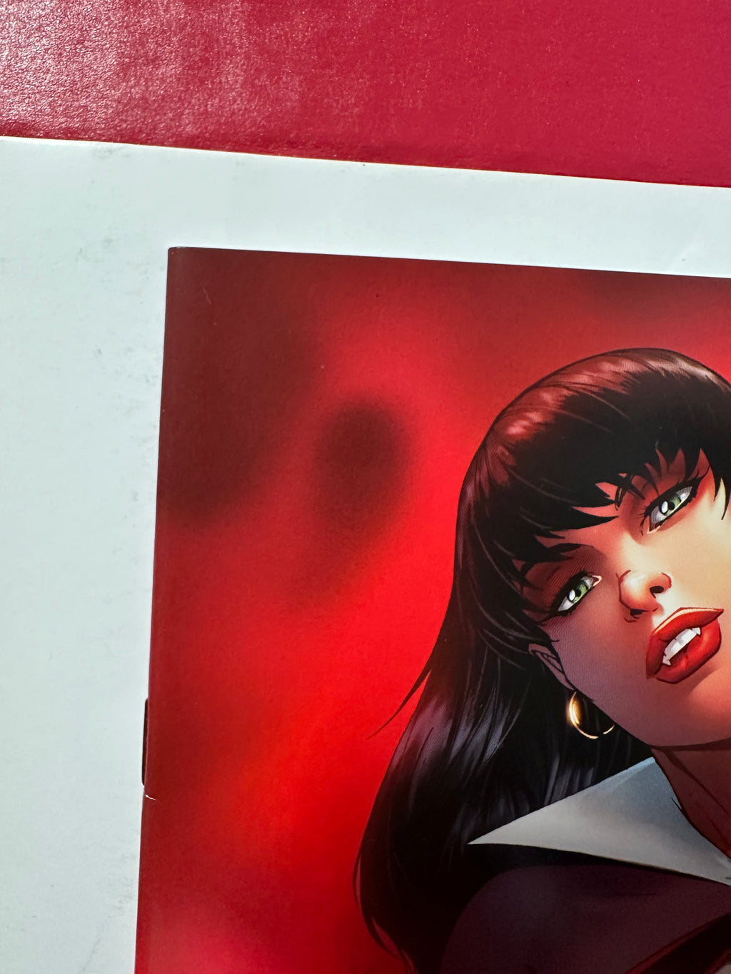 Vampirella vs. The Superpowers #1 (2023) Signed by Ryan Kincaid Virgin Variant by Ugly Monkey Comics