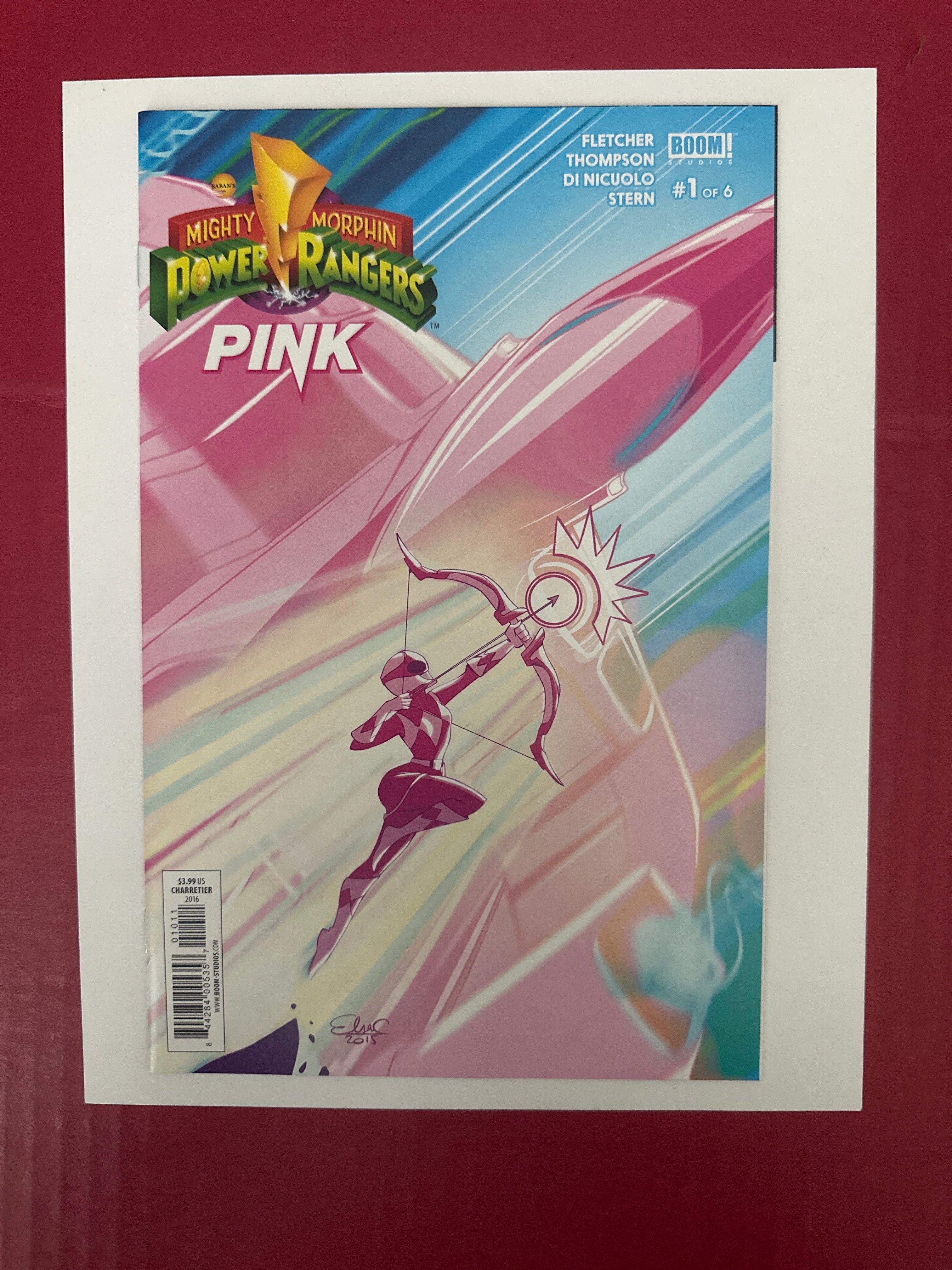 Mighty Morphin Power Rangers: Pink #1A (Boom! Studios 2016) by Ugly Monkey Comics