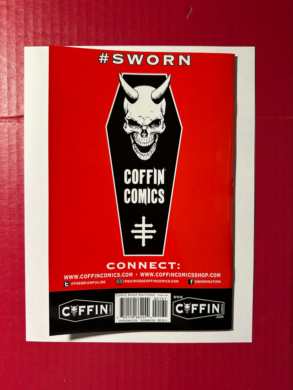 Hellwitch: The Forsaken #1C (Coffin Comics 2020) Paolo Pantalena Premium Foil Variant by Ugly Monkey Comics