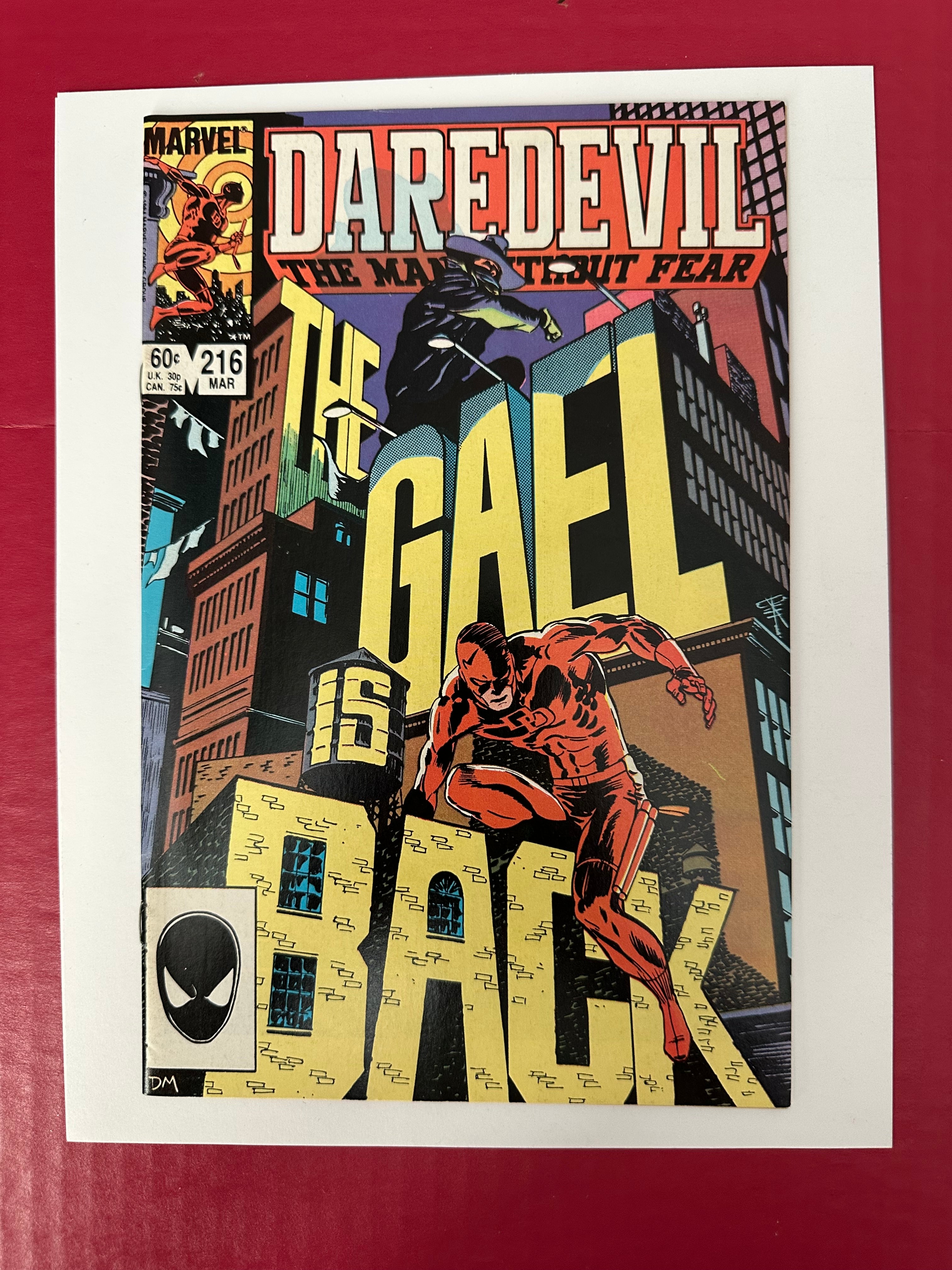 Daredevil, Vol. 1 #216A (1985) by Ugly Monkey Comics