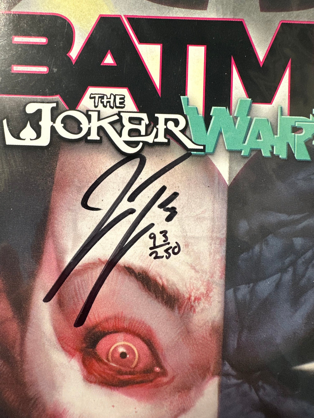 Batman: The Joker: War Zone #1 Key 1st Appearance Signed with COA by Ugly Monkey Comics