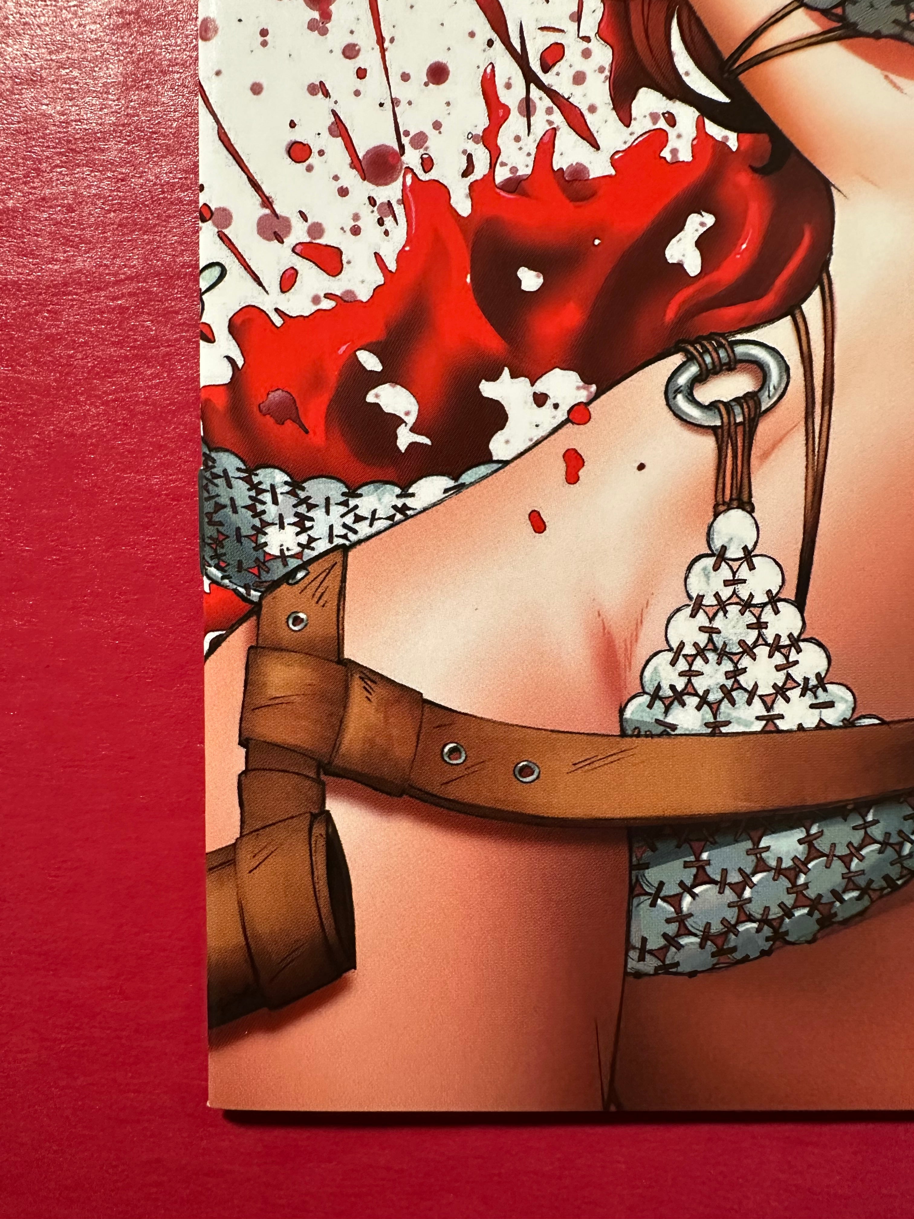 Unbreakable Red Sonja #1 (2022) Sorah Suhng NYCC Virgin Exclusive Limited to 400 by Ugly Monkey Comics
