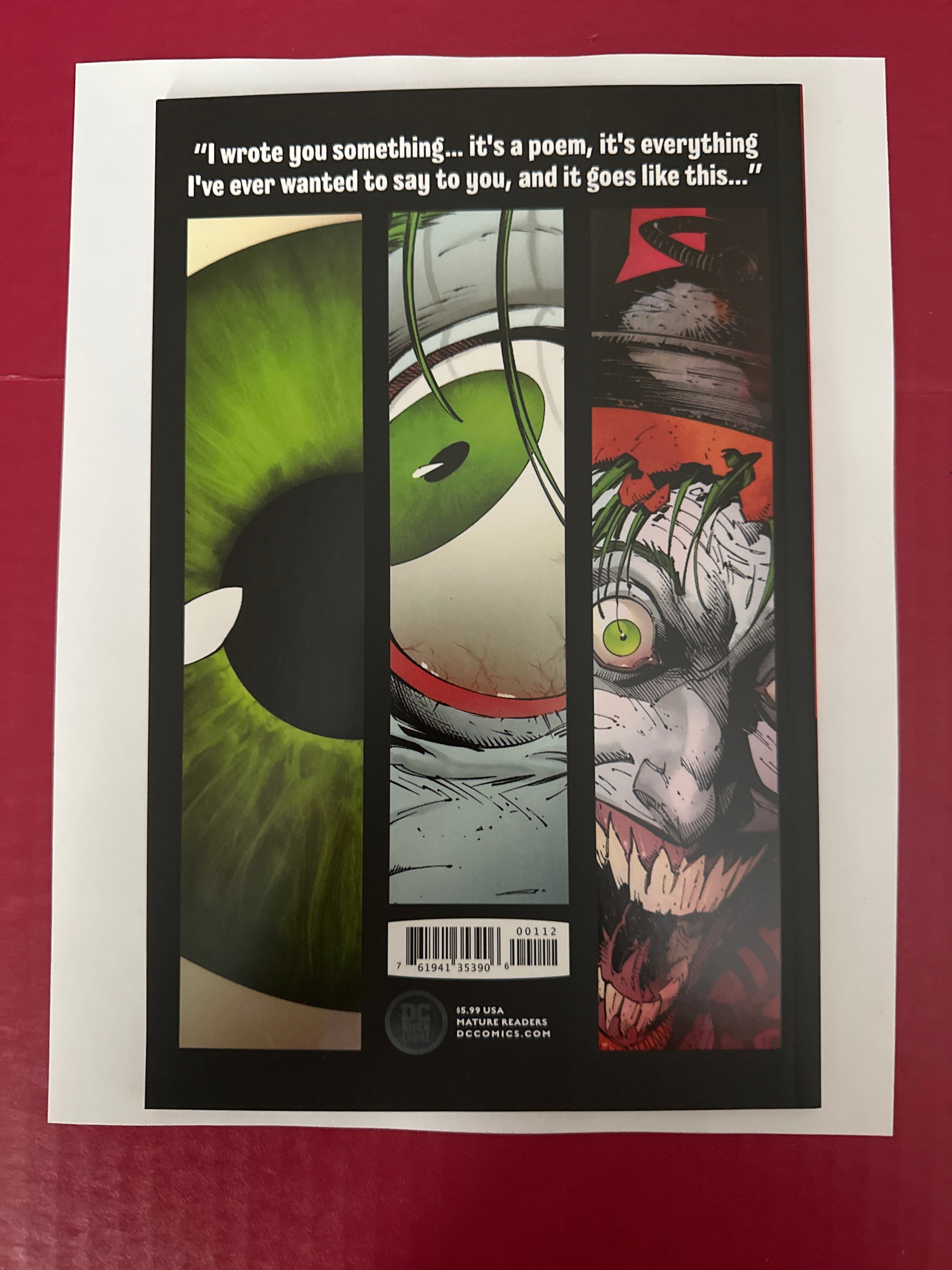 Batman: Last Knight On Earth #1E (DC Comics 2019) 1st mention of Omega by Ugly Monkey Comics