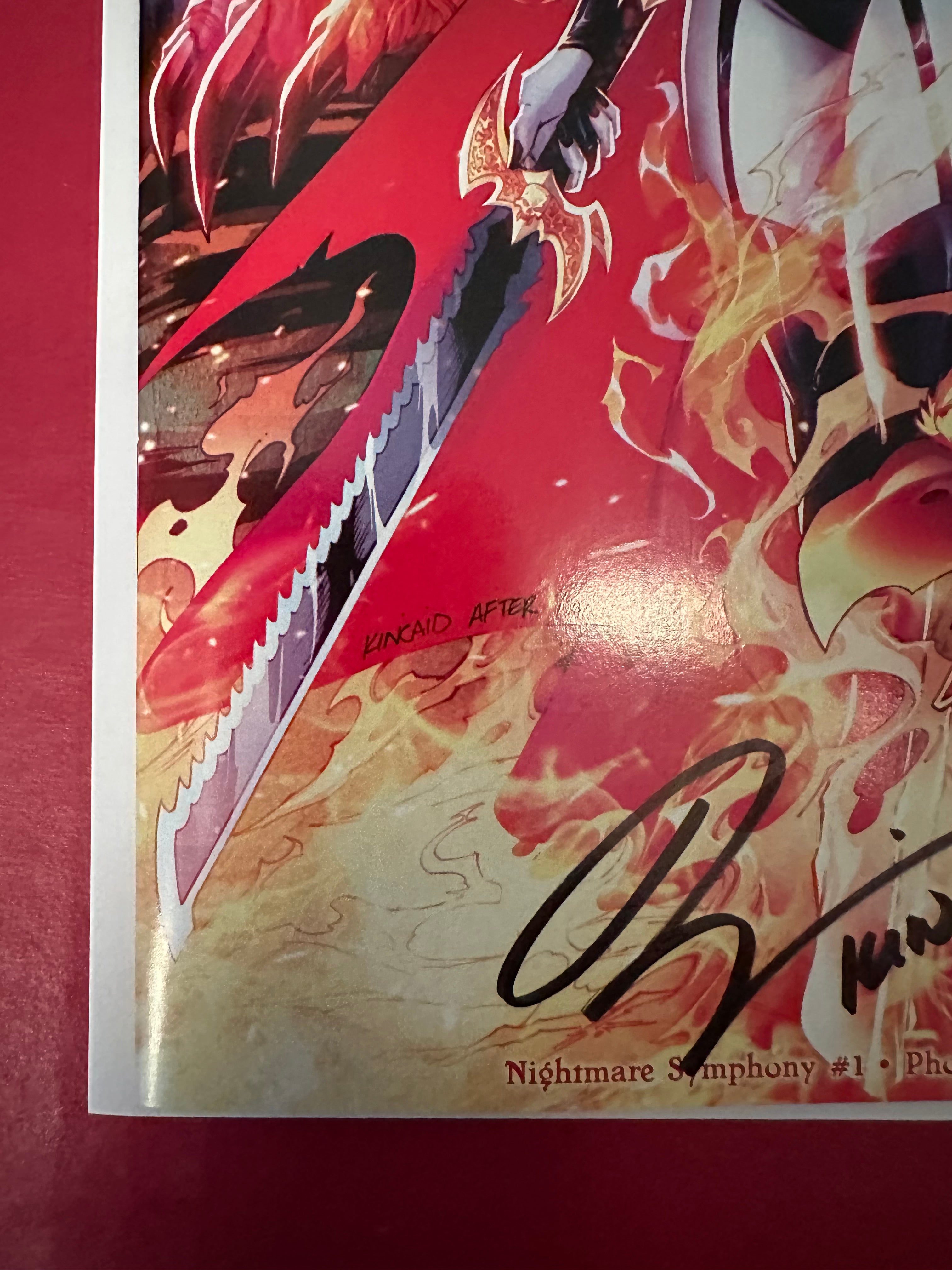 Lady Death: Nightmare Symphony #1 (2018) Ryan Kincaid & Hedwin Zaldiva Phoenix Triumphant Edition (Ltd. 150) Signed