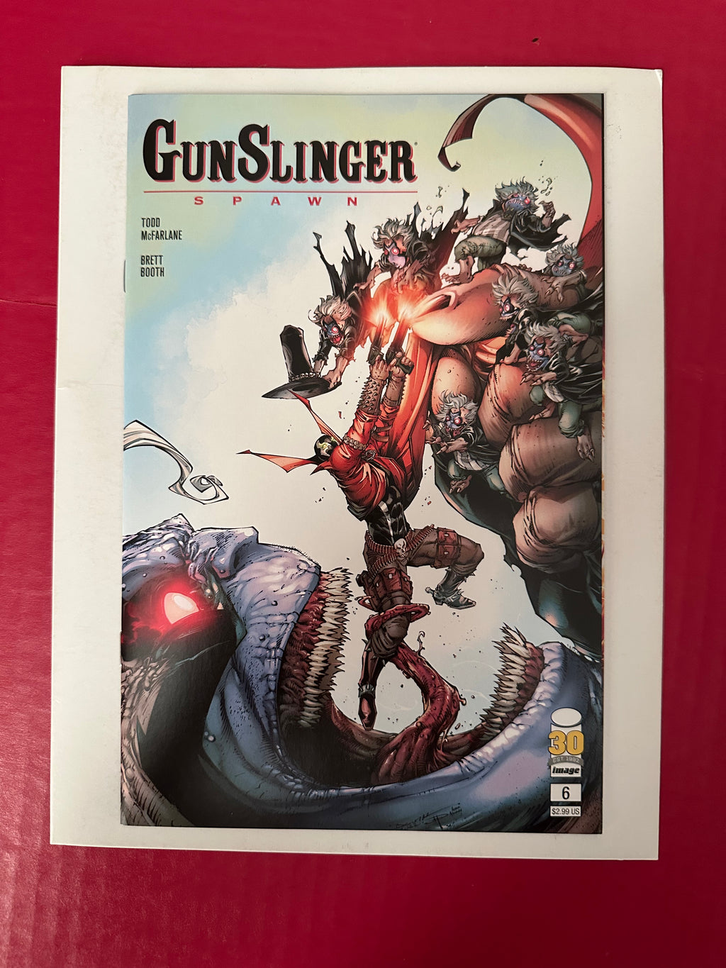 Gunslinger Spawn #6A (2022) Brett Booth Cover by Ugly Monkey Comics