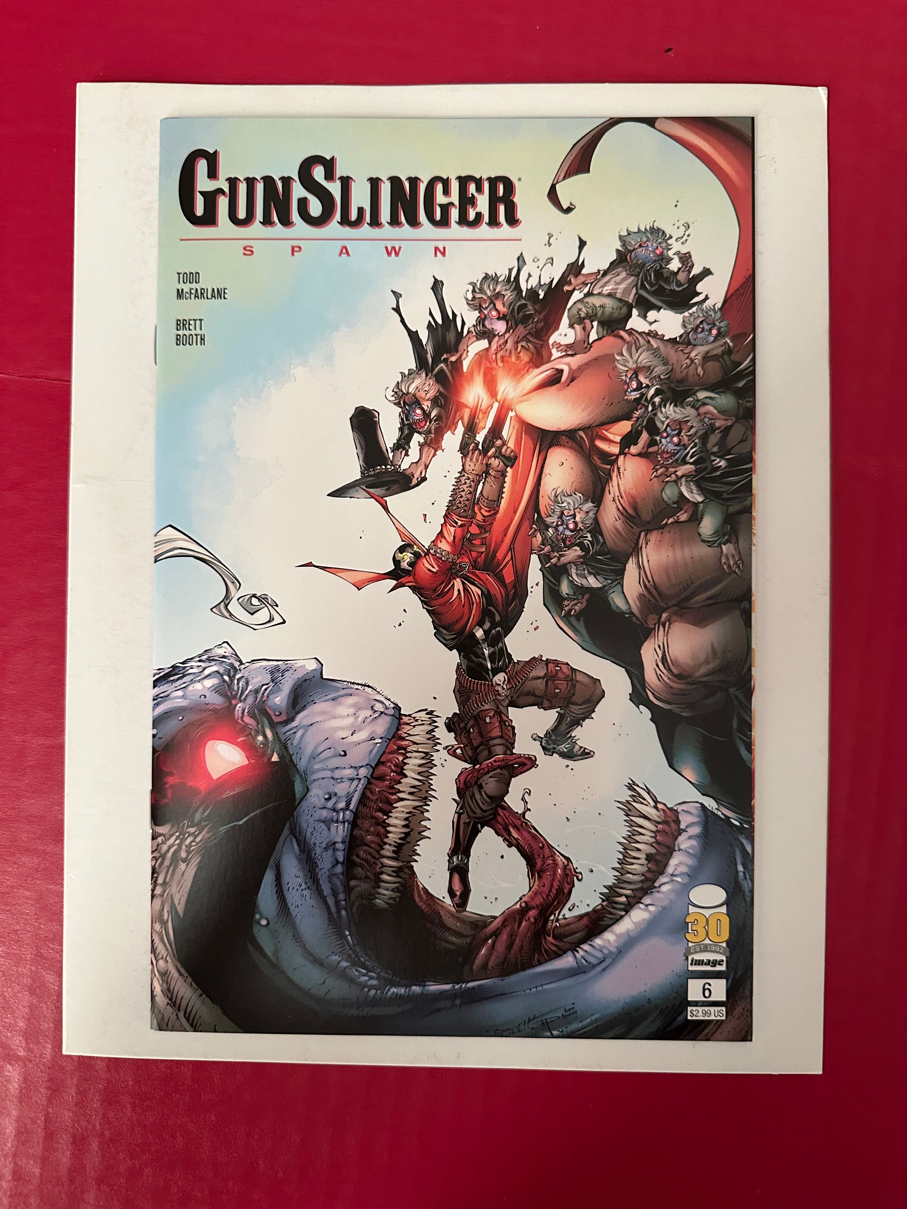 Gunslinger Spawn #6A (2022) Brett Booth Cover by Ugly Monkey Comics