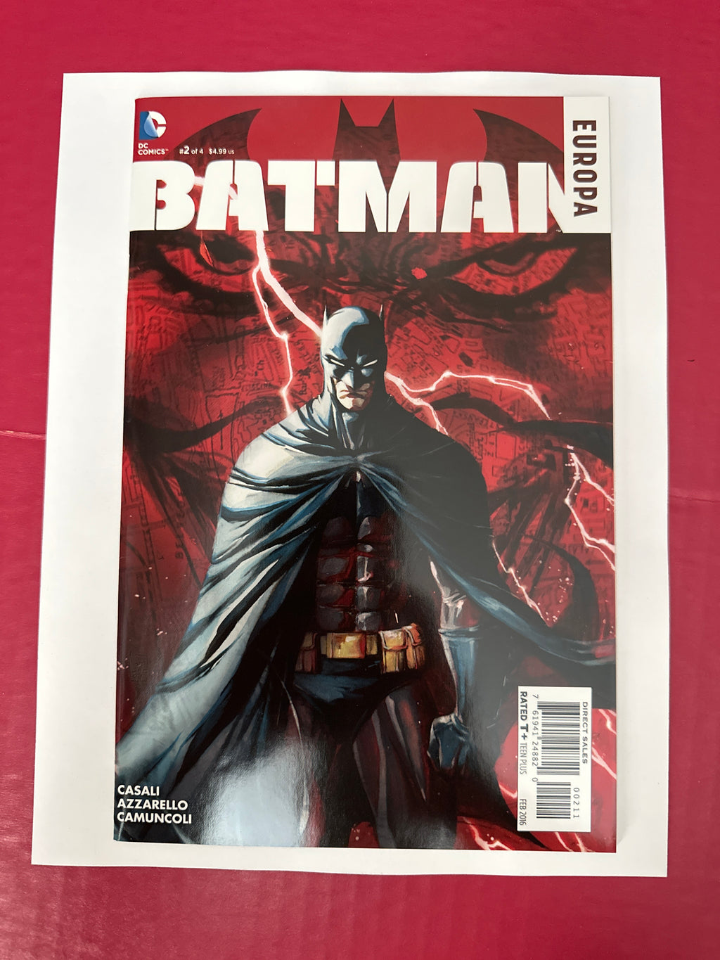 Batman: Europa #2A (DC Comics 2015) by Ugly Monkey Comics