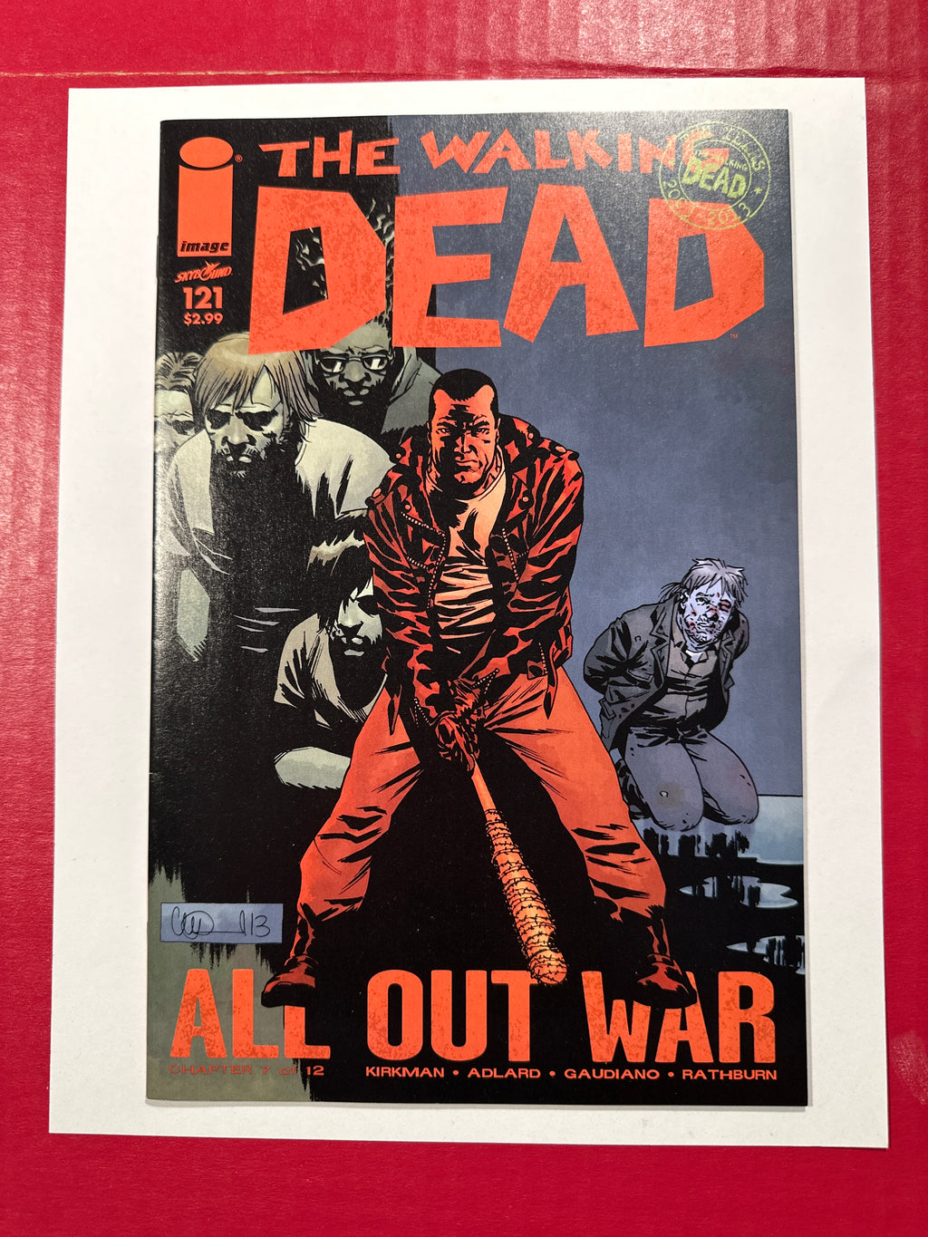 The Walking Dead #121 (Image Comics 2014) Charlie Adlard Cover by Ugly Monkey Comics
