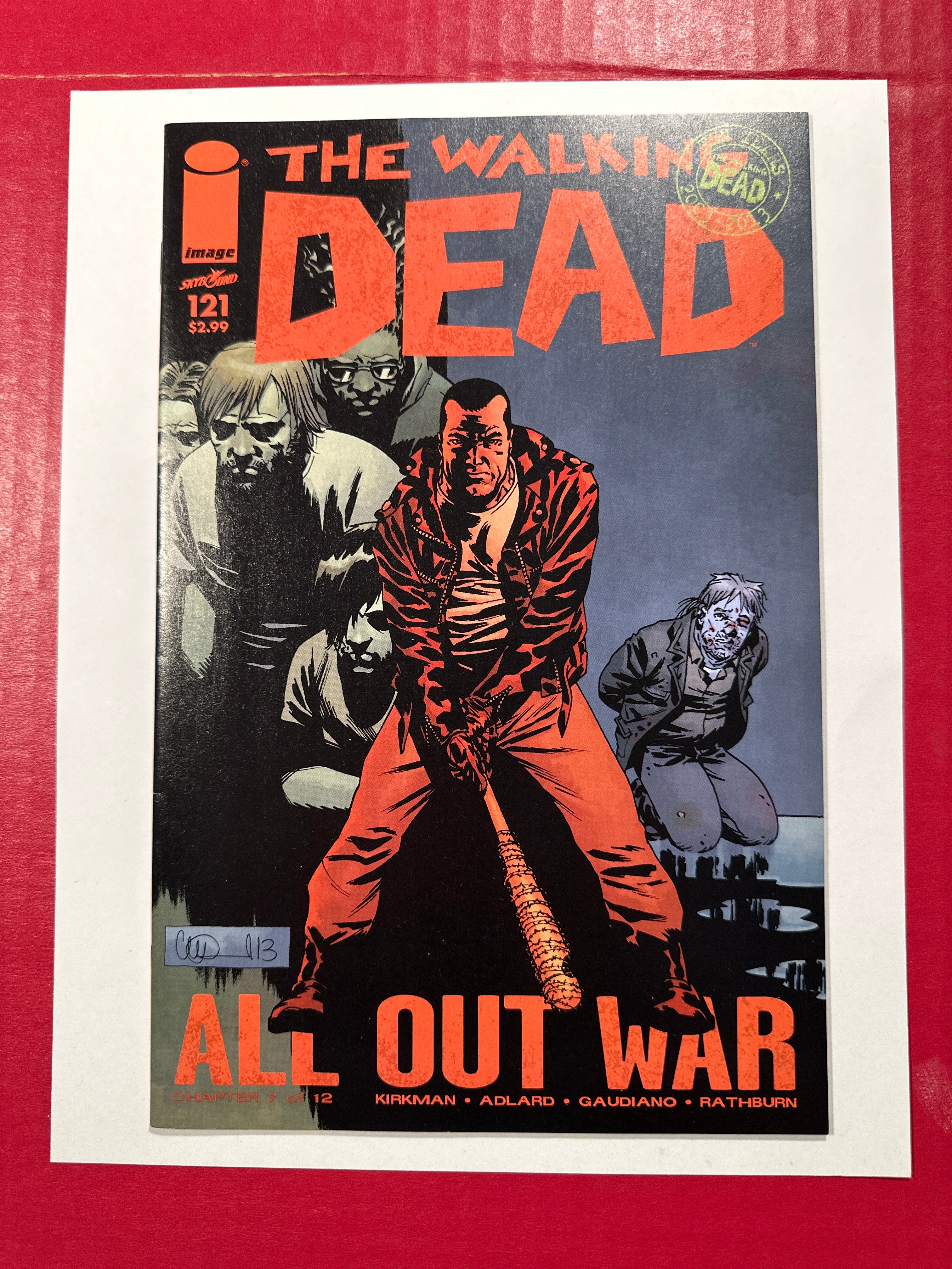 The Walking Dead #121 (Image Comics 2014) Charlie Adlard Cover by Ugly Monkey Comics