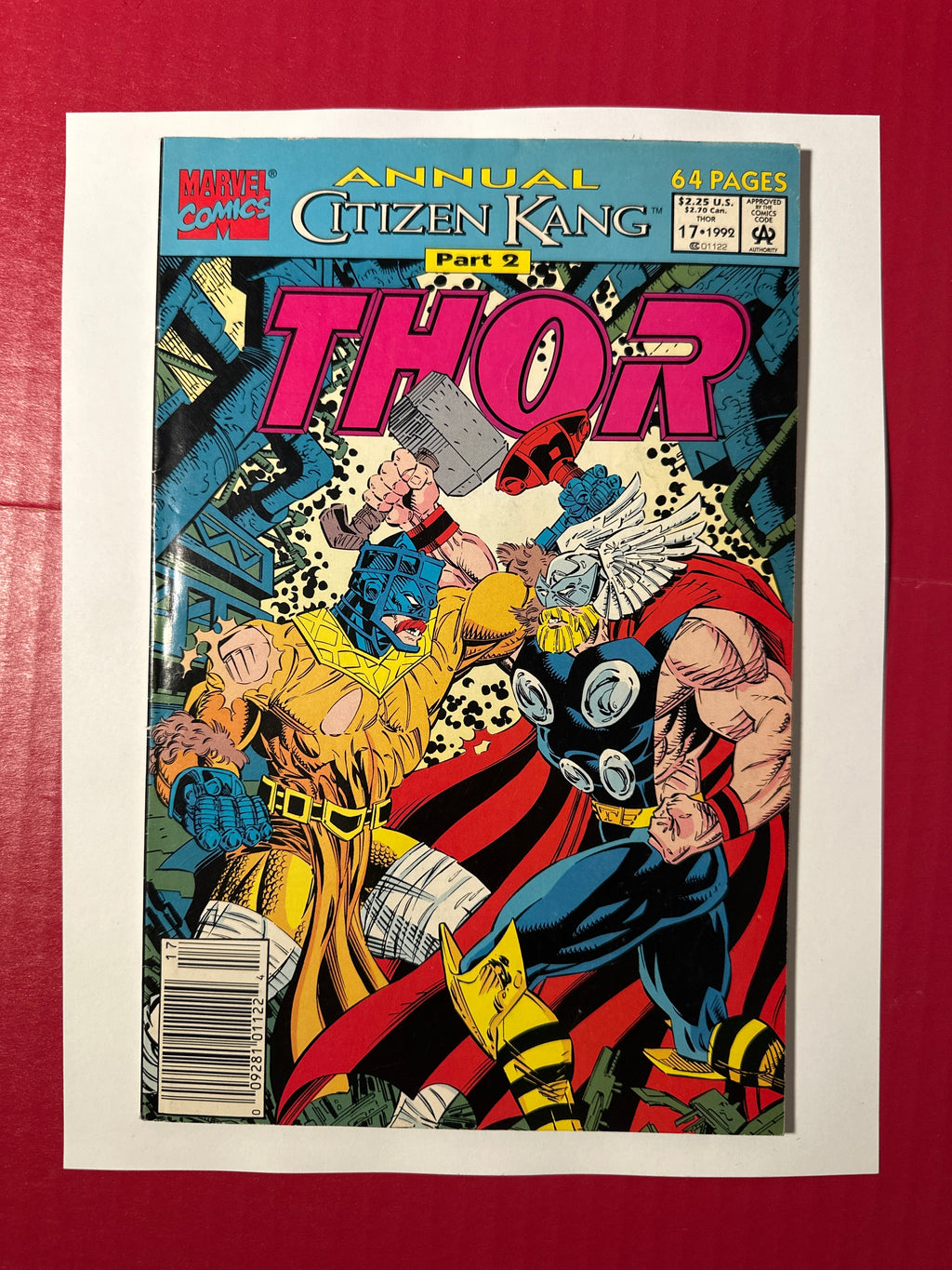 Thor, Vol. 1 Annual #17 (Marvel Comics 1992) Newsstand Edition by Ugly Monkey Comics