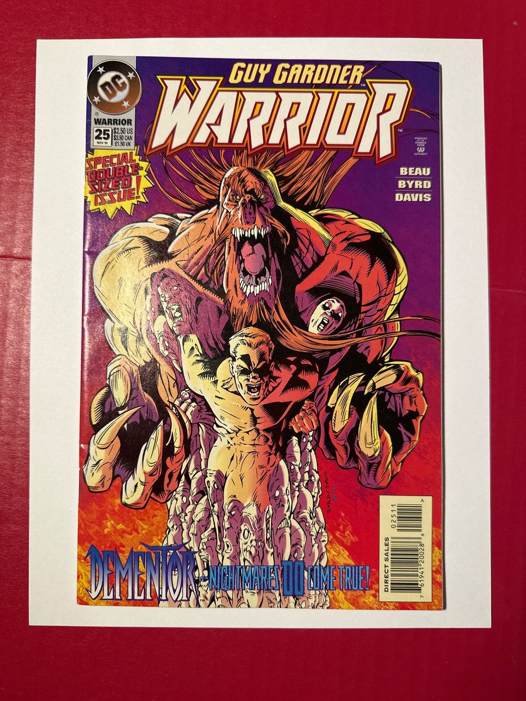Guy Gardner: Warrior #25 (DC Comics 1994) Direct Edition by Ugly Monkey Comics