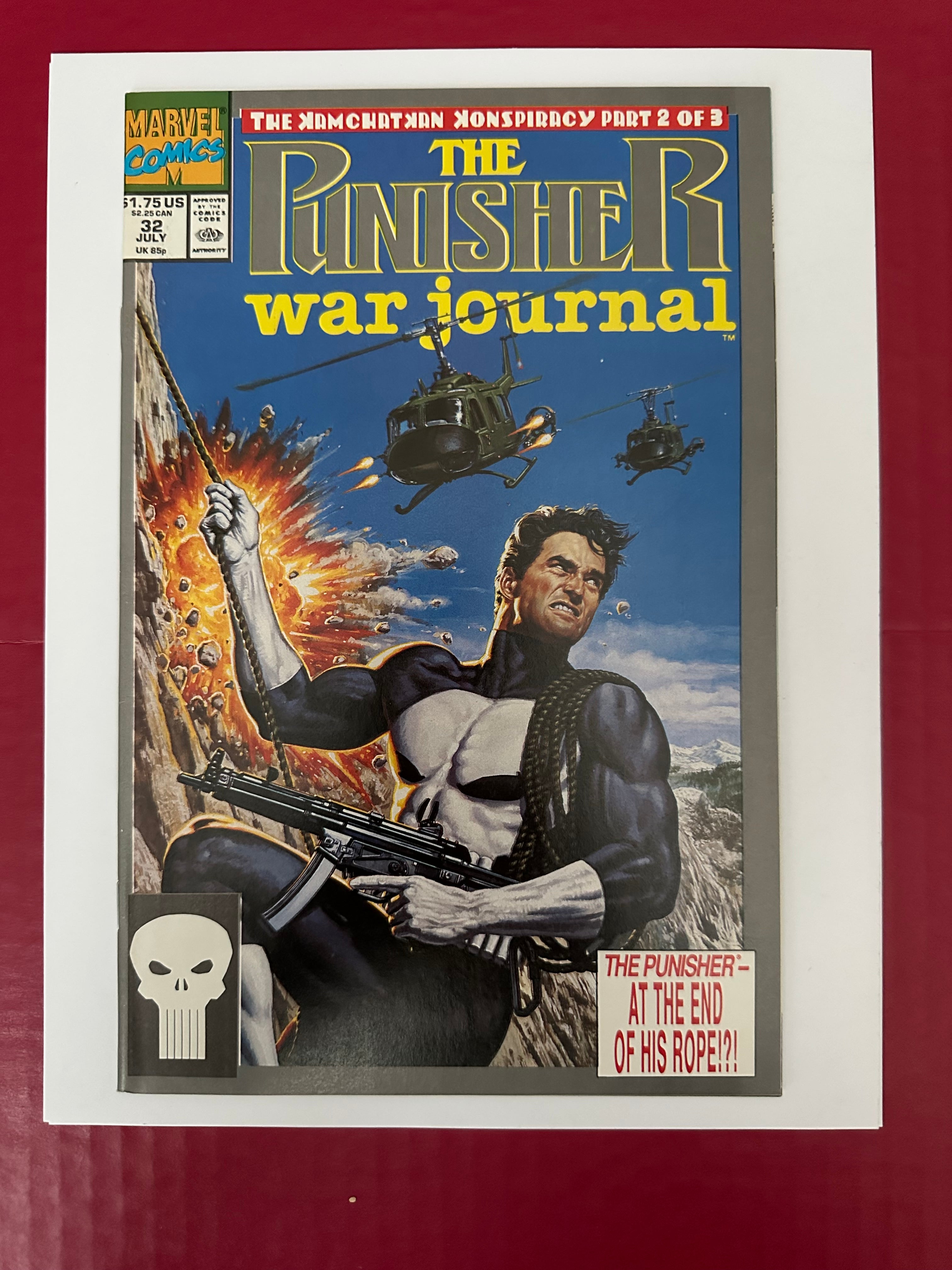 Punisher War Journal Vol 1 32A 1991 Classic Marvel Comic by Ugly Monkey Comics