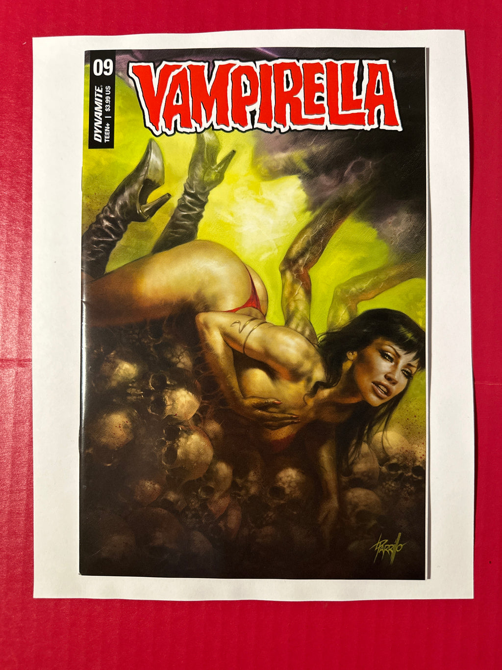Vampirella, Vol. 6 #9 (Dynamite Entertainment 2020) Lucio Parrillo Cover by Ugly Monkey Comics