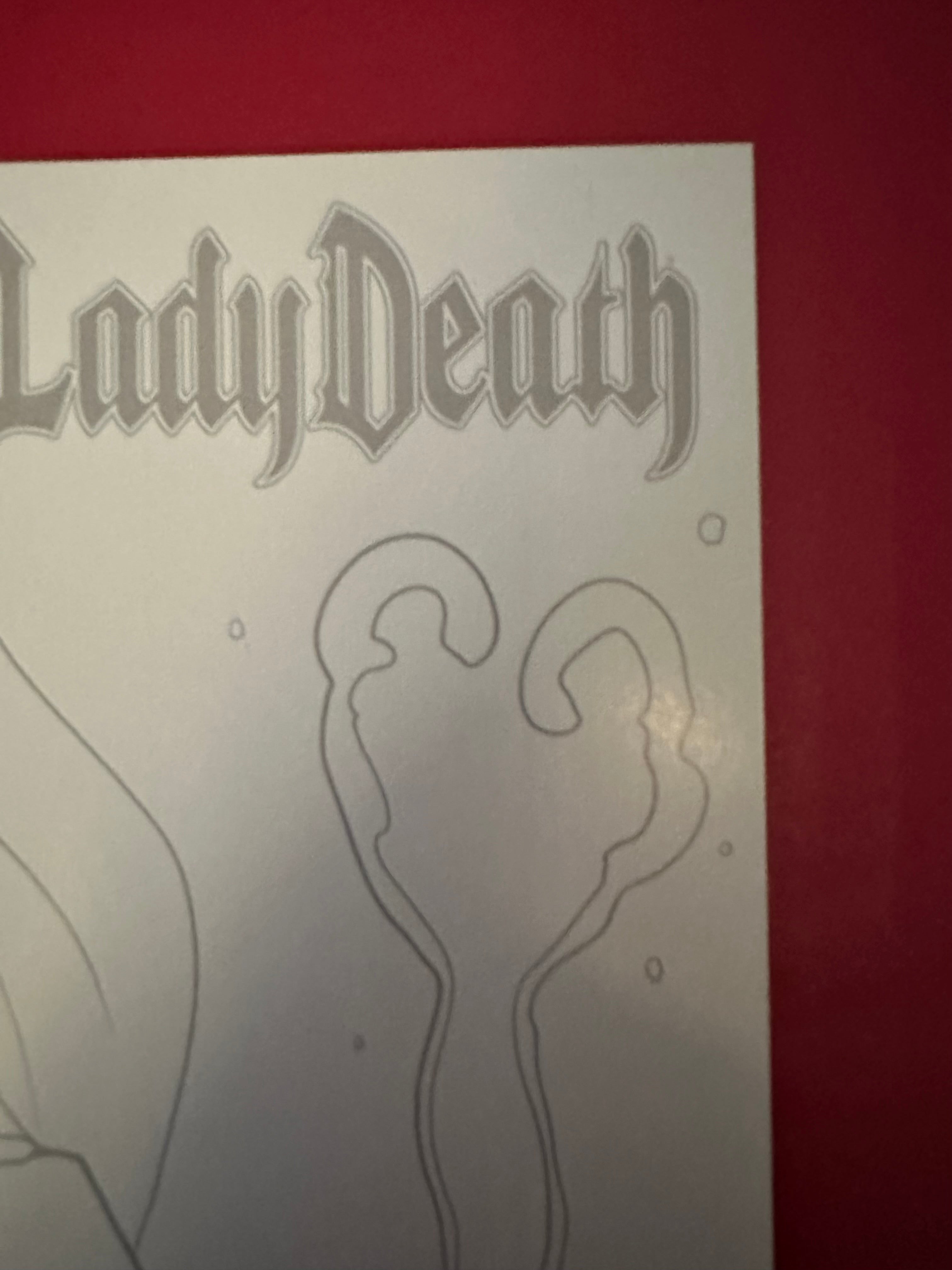 Lady Death: Unholy Ruin #2 (2018) Incentive Edition Signed by Dan Mendoza