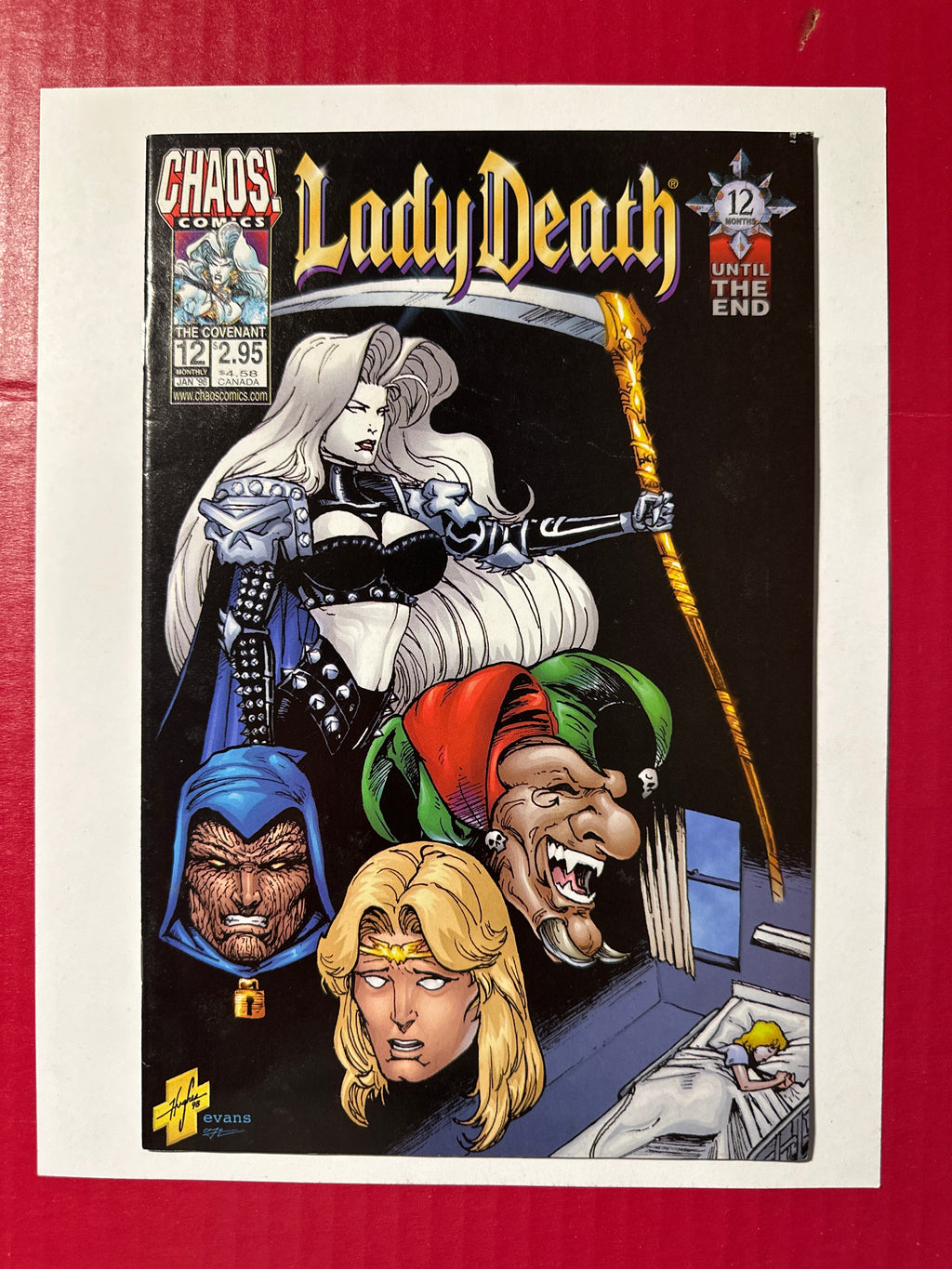 Lady Death (1998 - 1999 series) #12 (Coffin Comics 1999) Steven Hughes Standard Cover by Ugly Monkey Comics