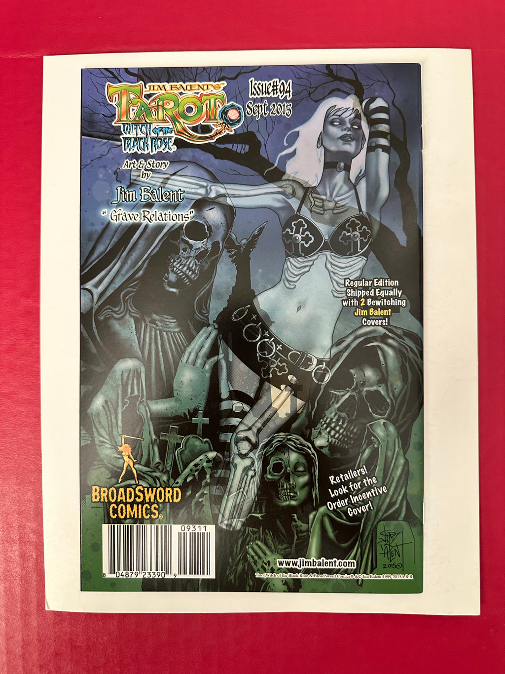 Tarot: Witch of the Black Rose #93B (2015) 10 Copy Incentive (2014) by Ugly Monkey Comics
