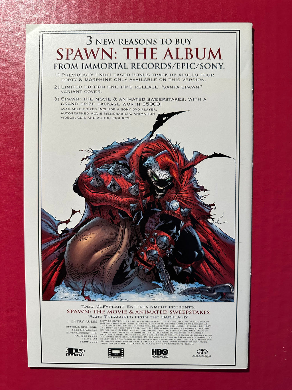 Spawn #67A (1997) by Ugly Monkey Comics