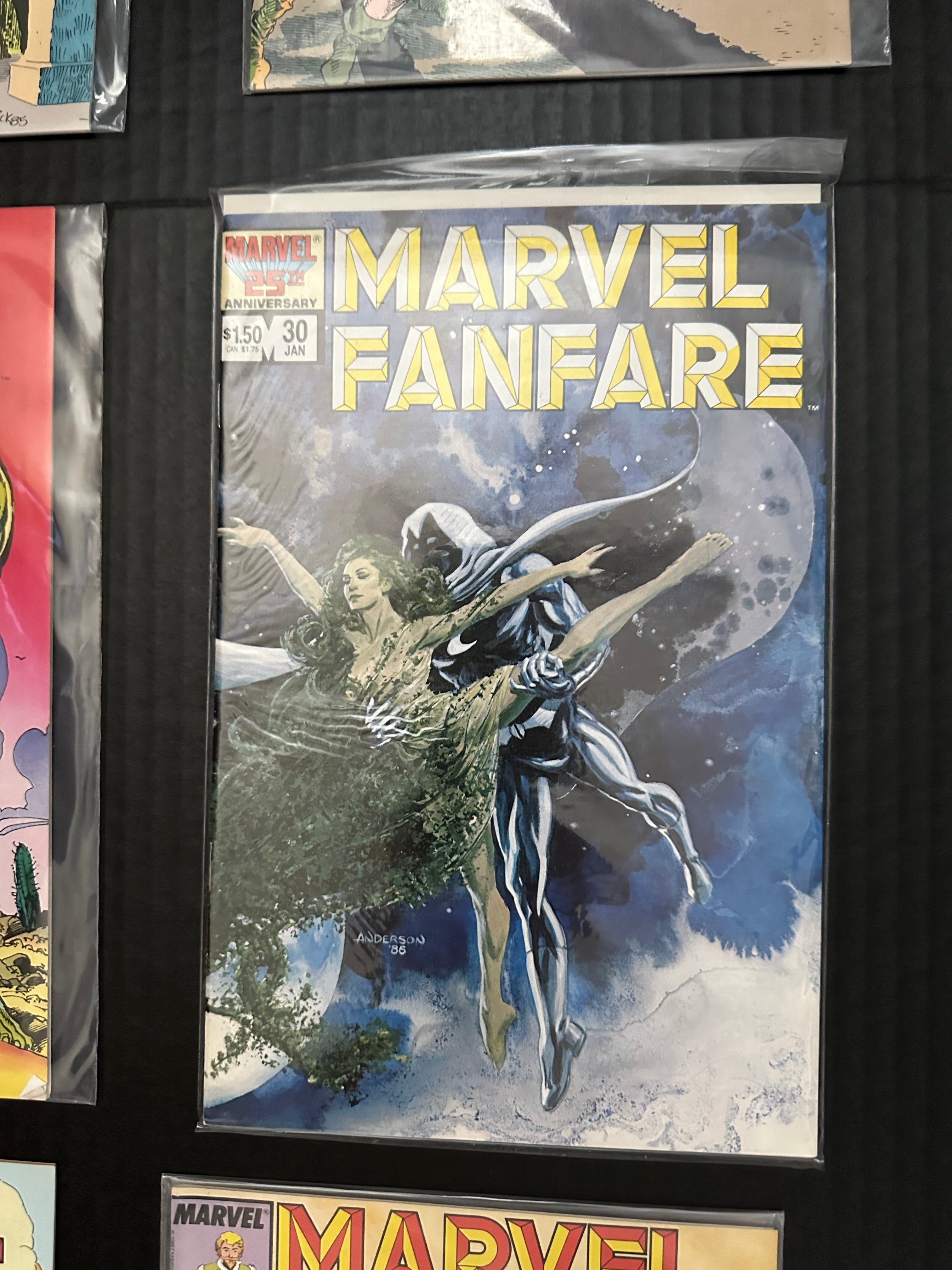 Lot of 33 Marvel Fanfare comics (1982 - 1988) 3 Key Issues by Ugly Monkey Comics